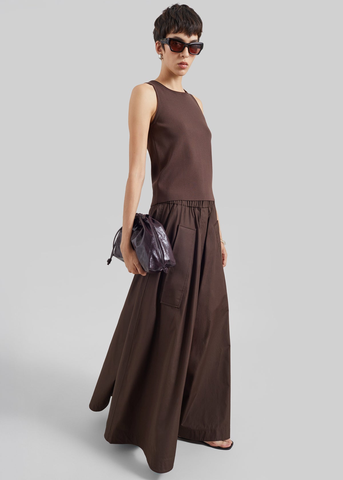 CO Parachute Skirt - Chocolate - 1