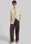 CO Pleated Pants - Chocolate
