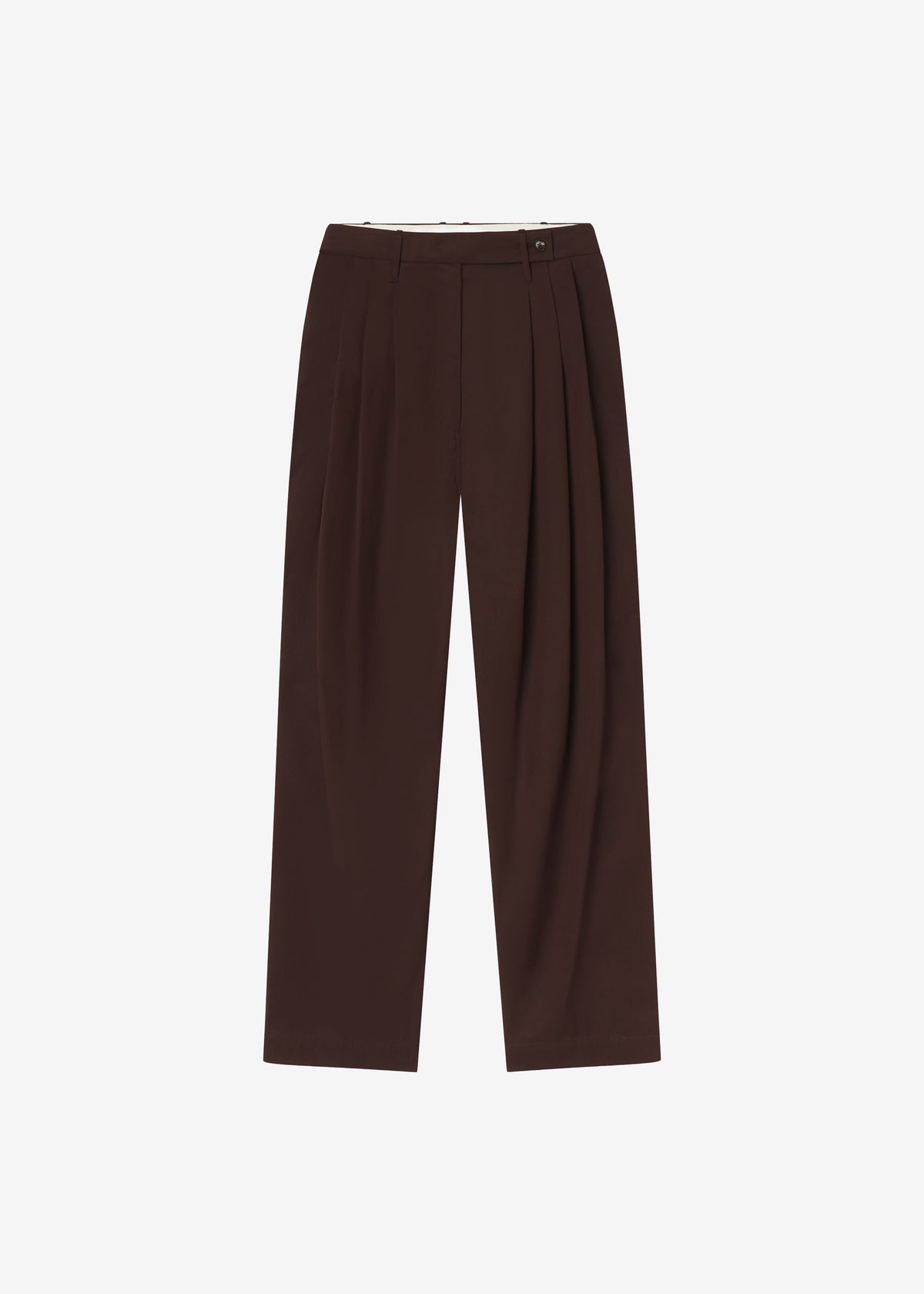 CO Pleated Pants - Chocolate - 6
