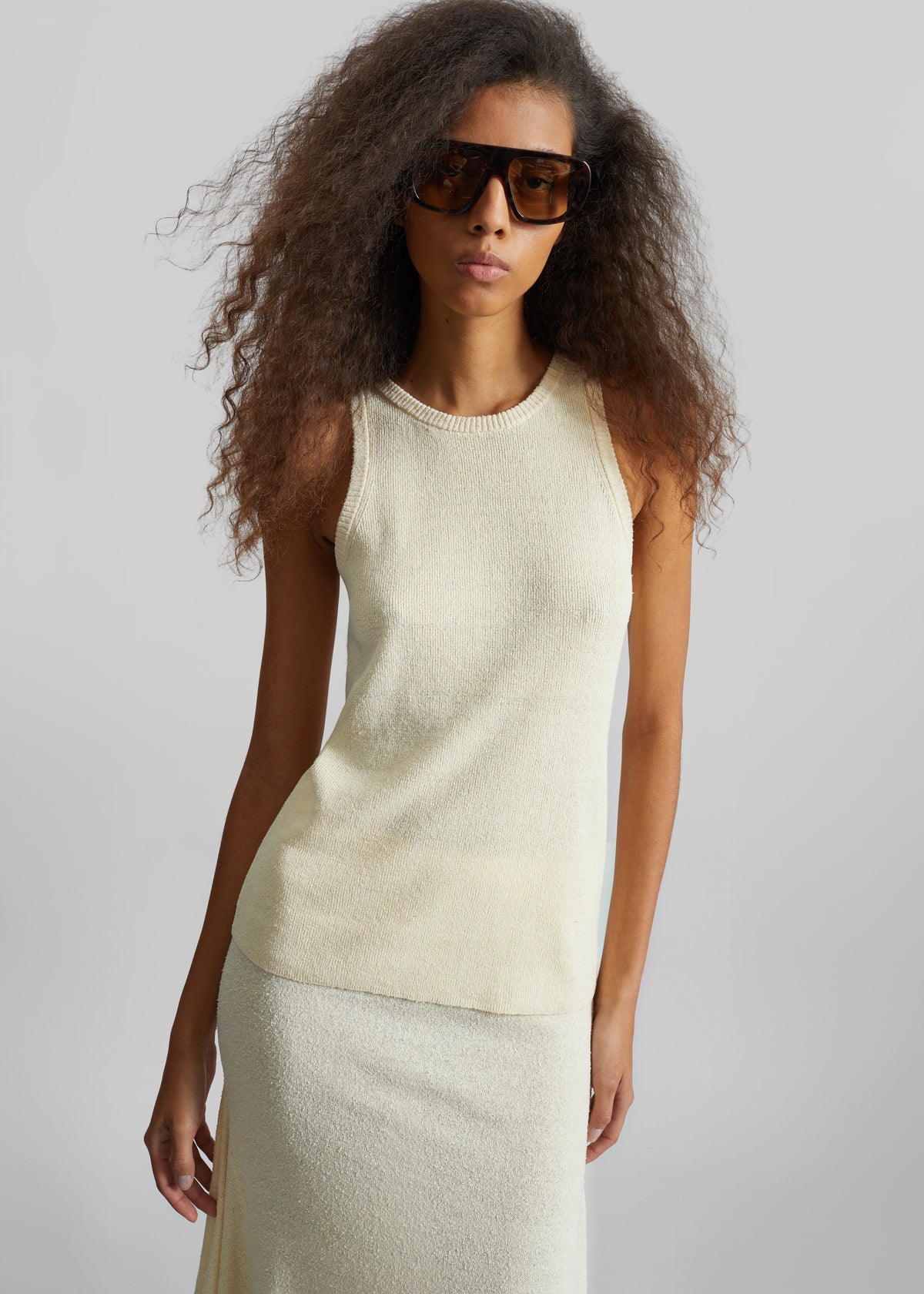 CO Racerback Tank - Cream - 1