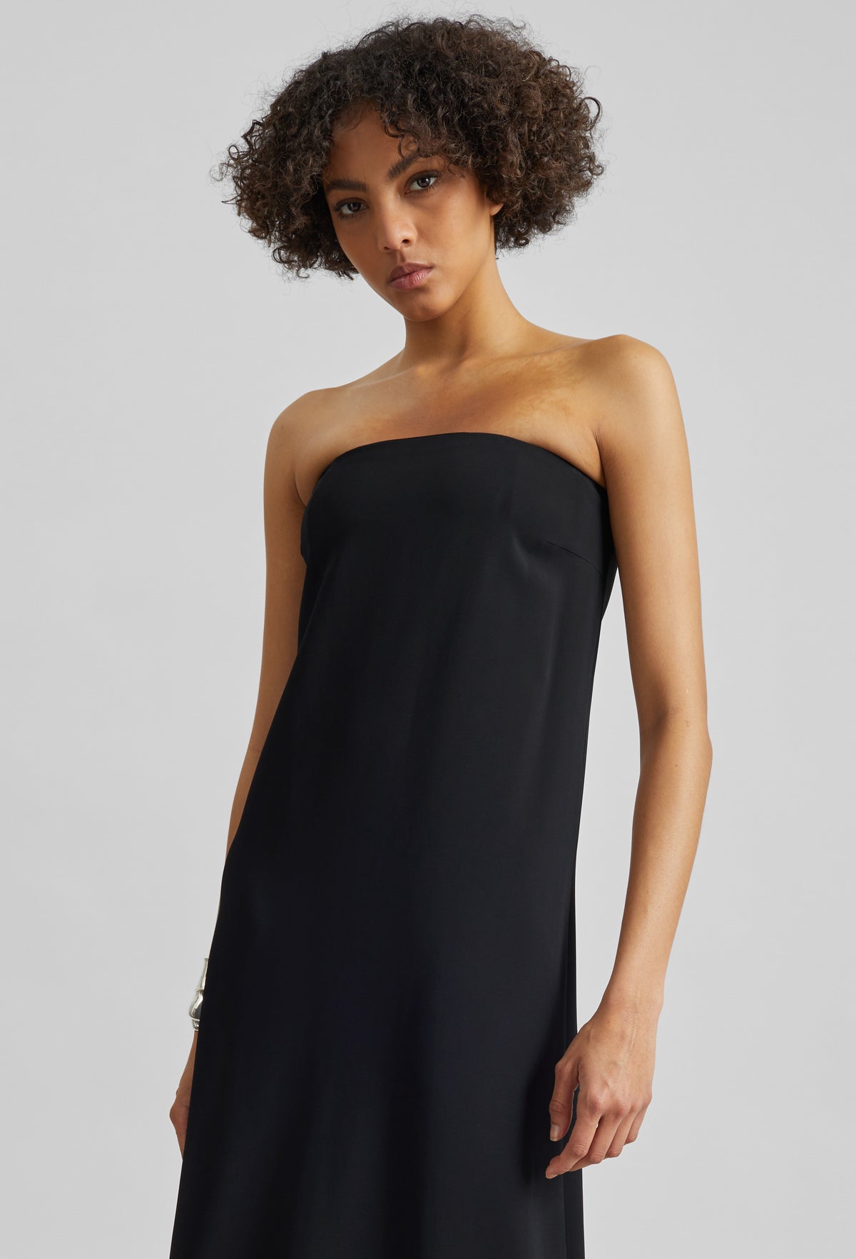 CO Strapless Dress - Black - 2