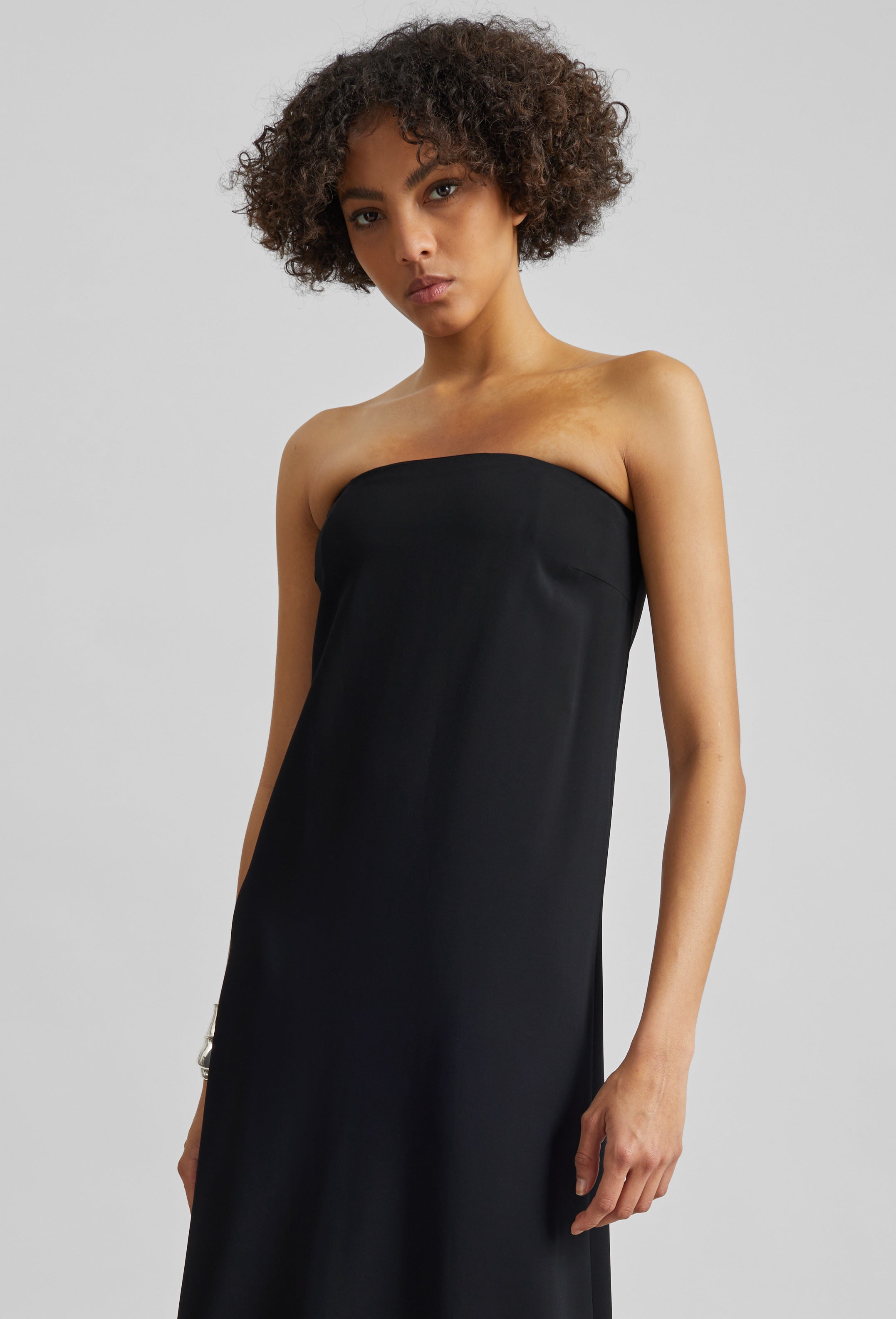 CO Strapless Dress - Black - 2