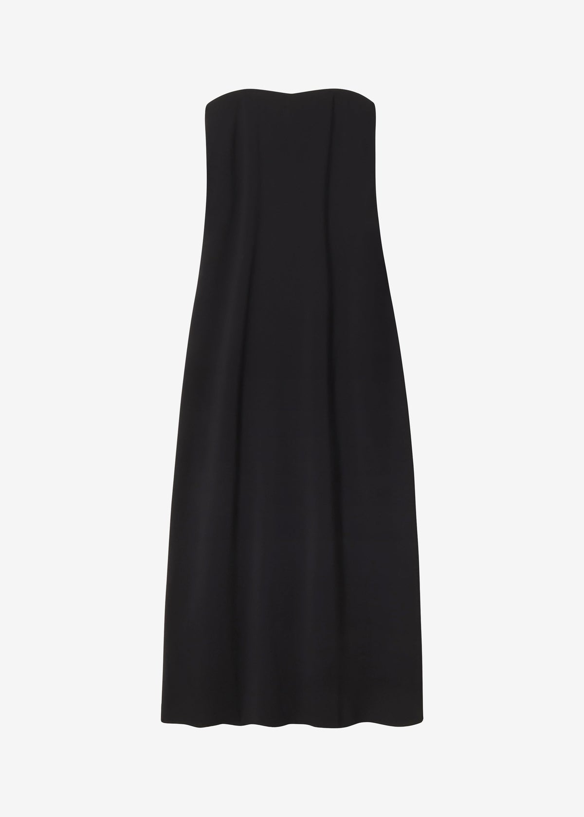CO Strapless Dress - Black - 5