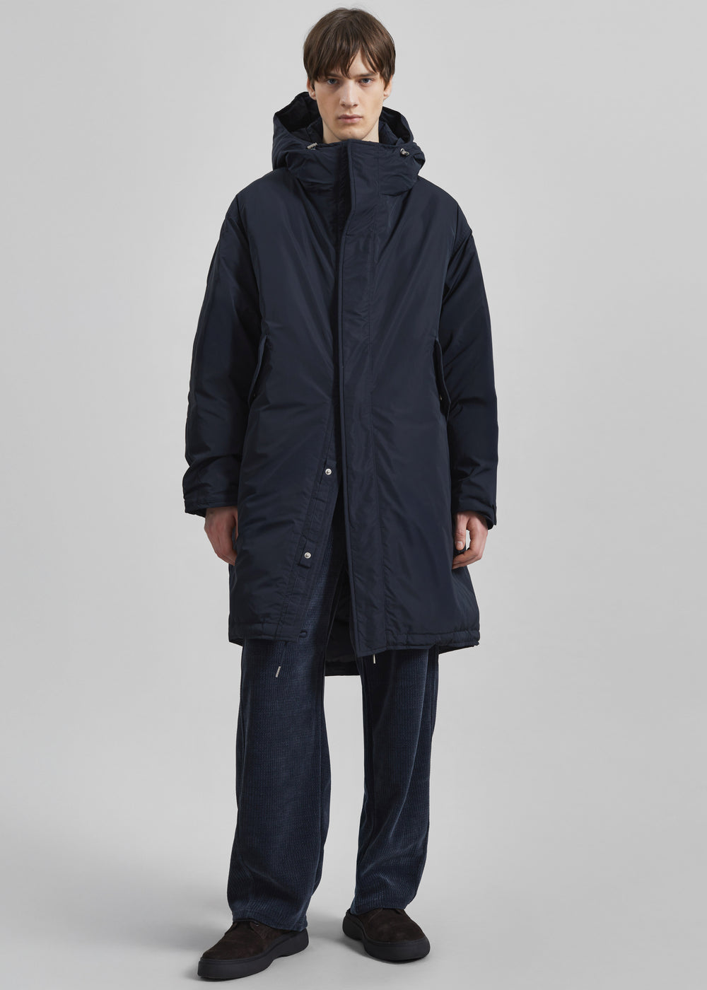 Cobar Padded Parka - Dark Navy