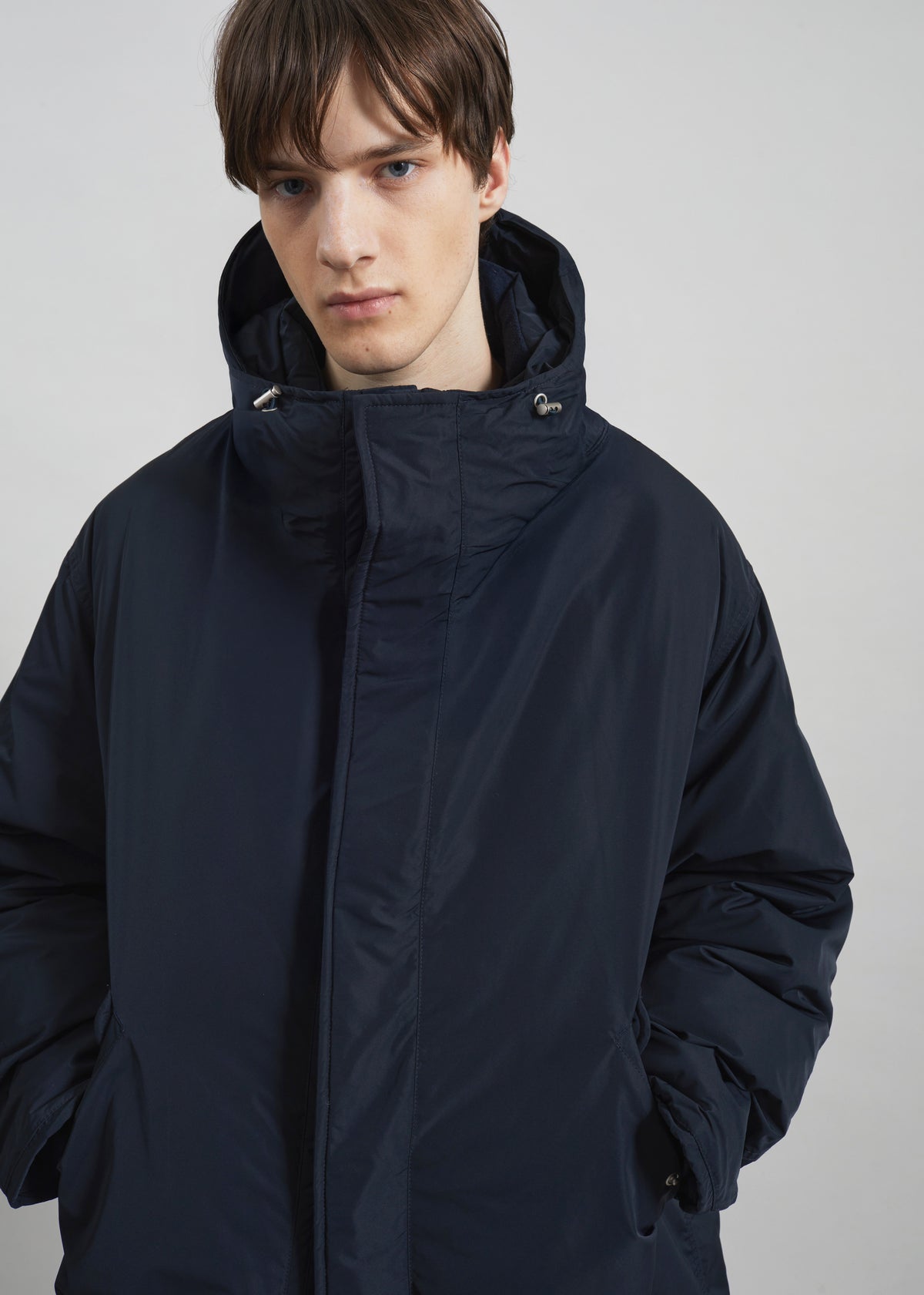 Cobar Padded Parka - Dark Navy - 2