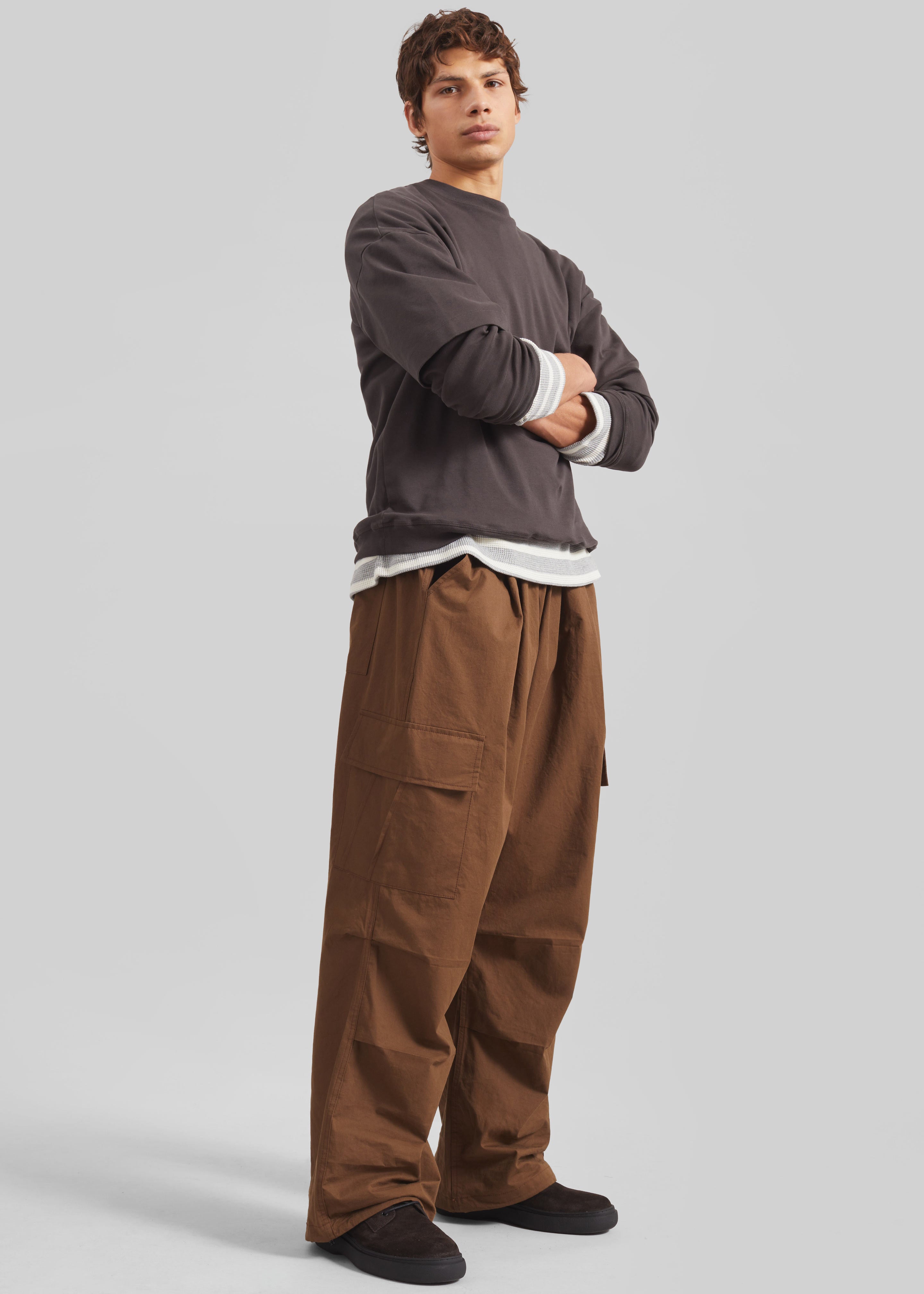 Cobourg Cargo Pants - Brown - 3