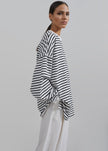 Cody Pocket Tee - Black/White Stripe