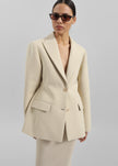 Colette Hourglass Blazer - Beige