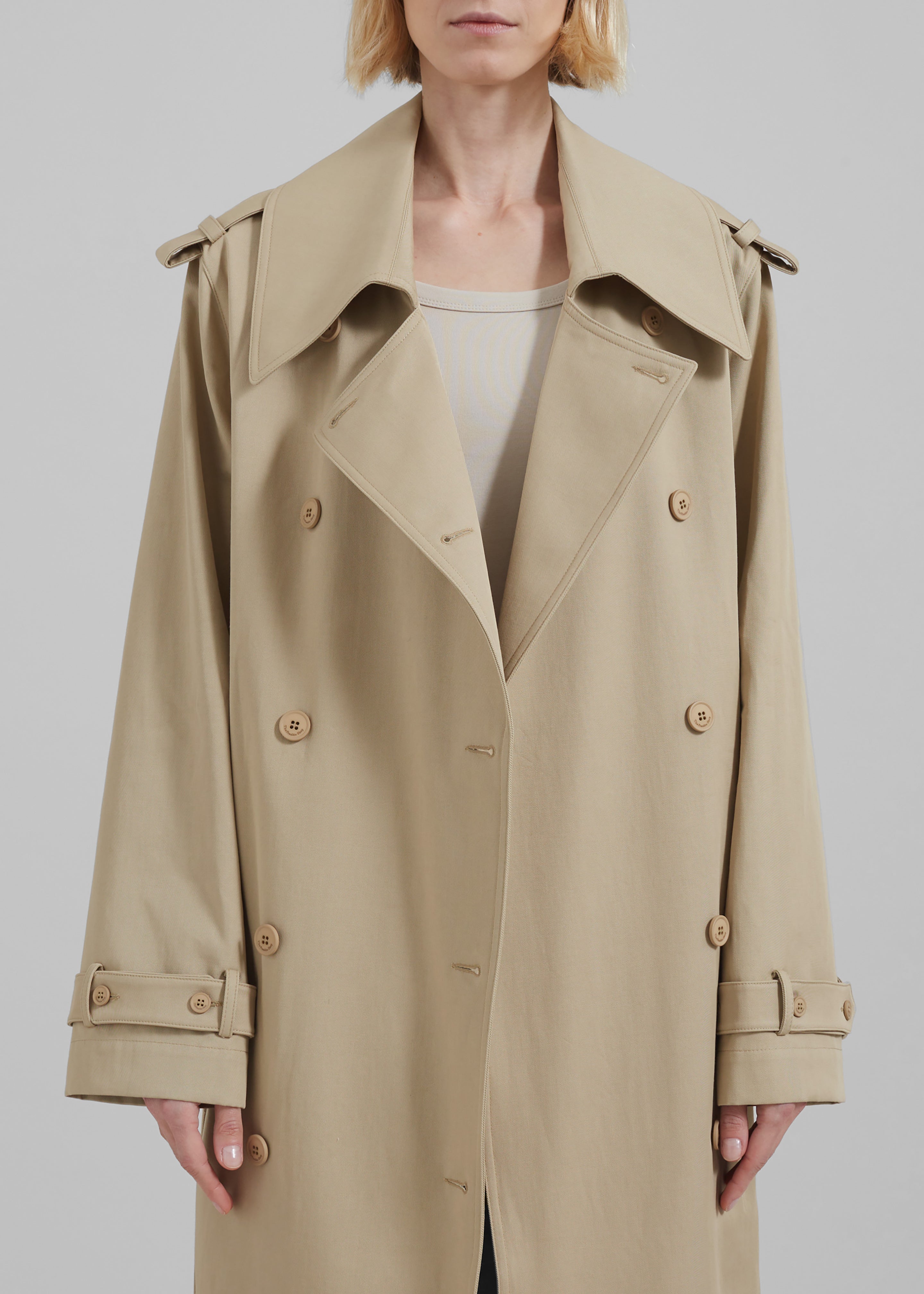 Coline Trench Coat - Beige - 2