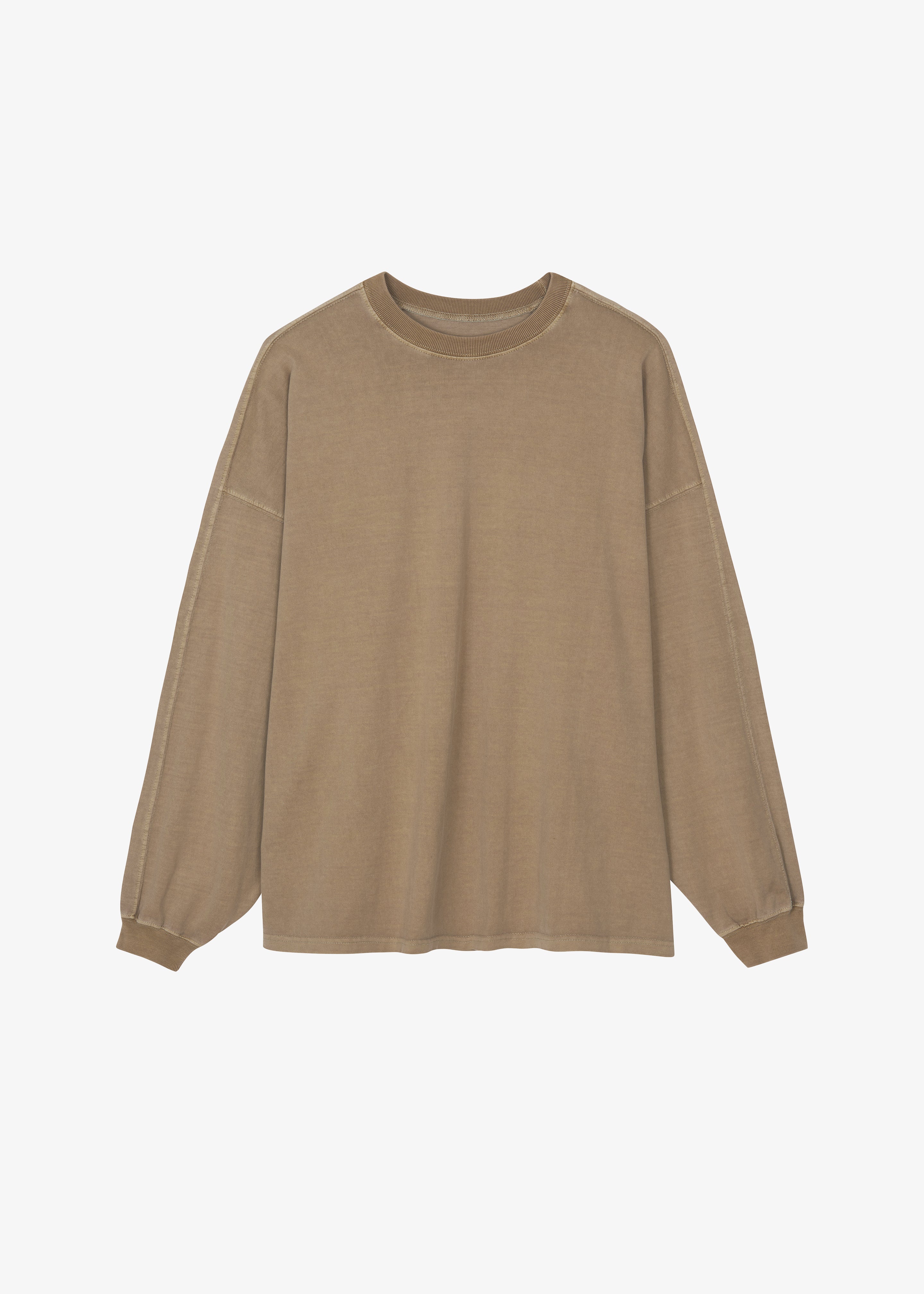 Collins Long Sleeve Tee - Camel – The Frankie Shop