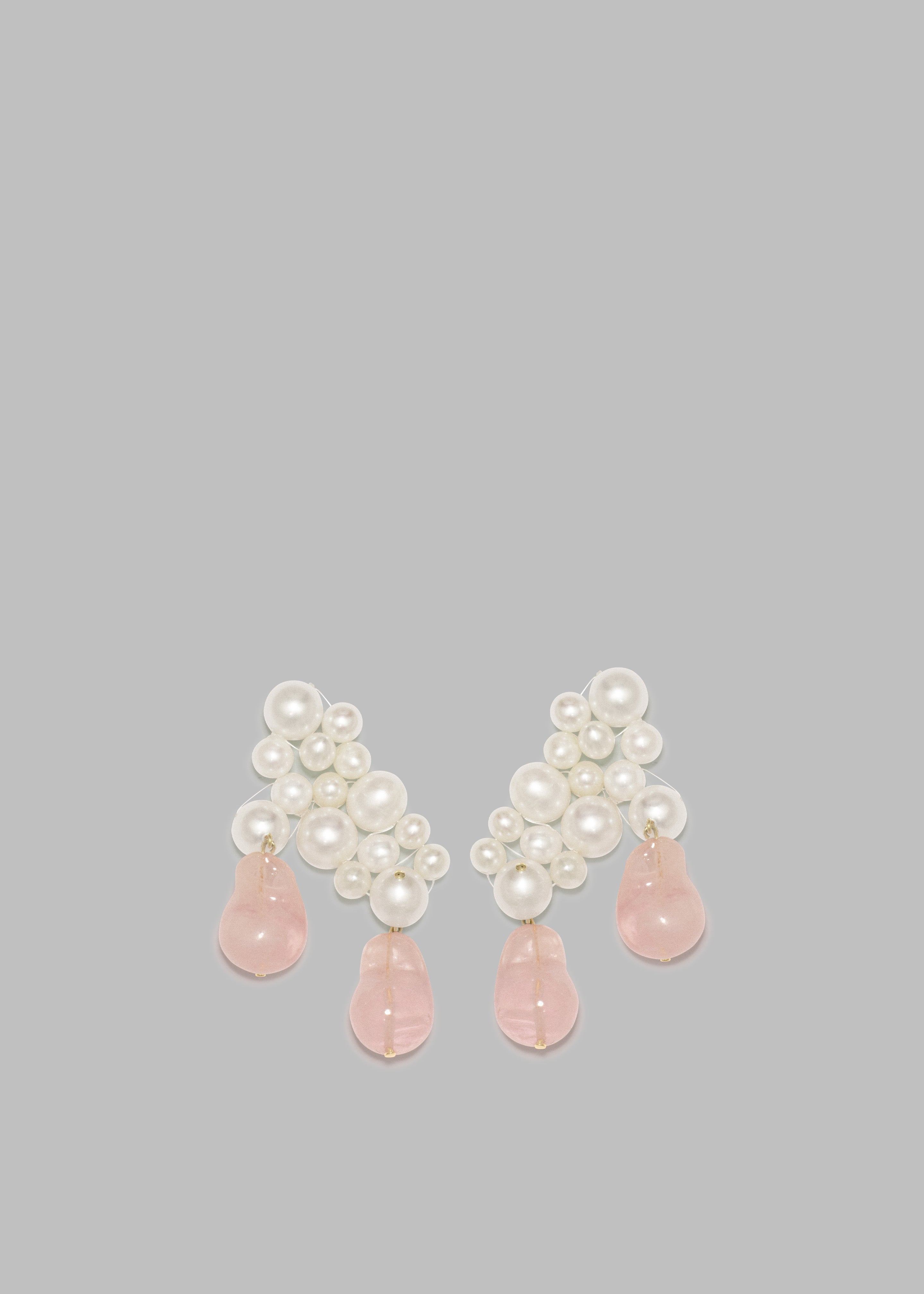 Completedworks What's The Second Big Idea Earrings - Rose Quartz - 2