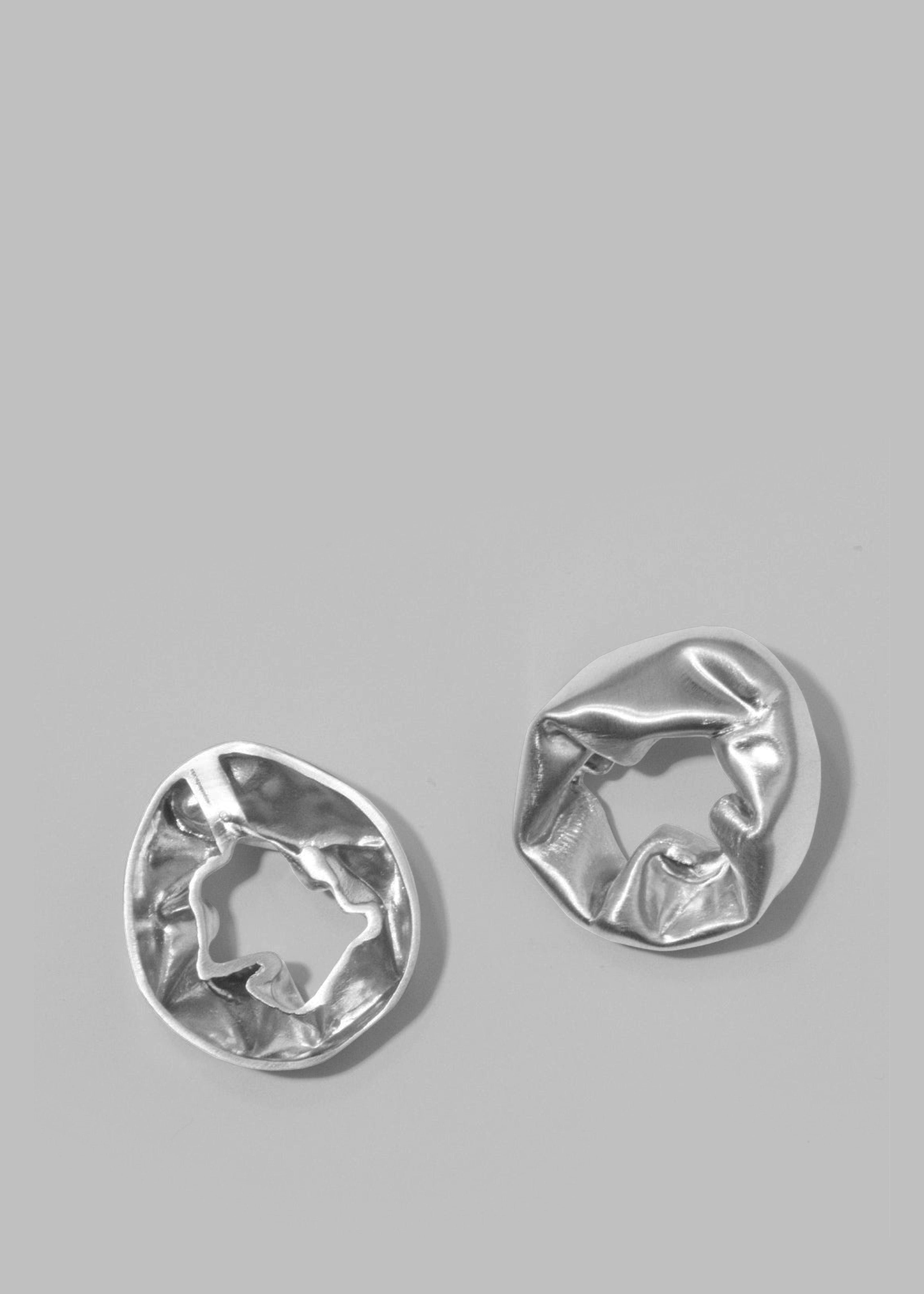 Completedworks Scrunch Earrings - Silver - 4