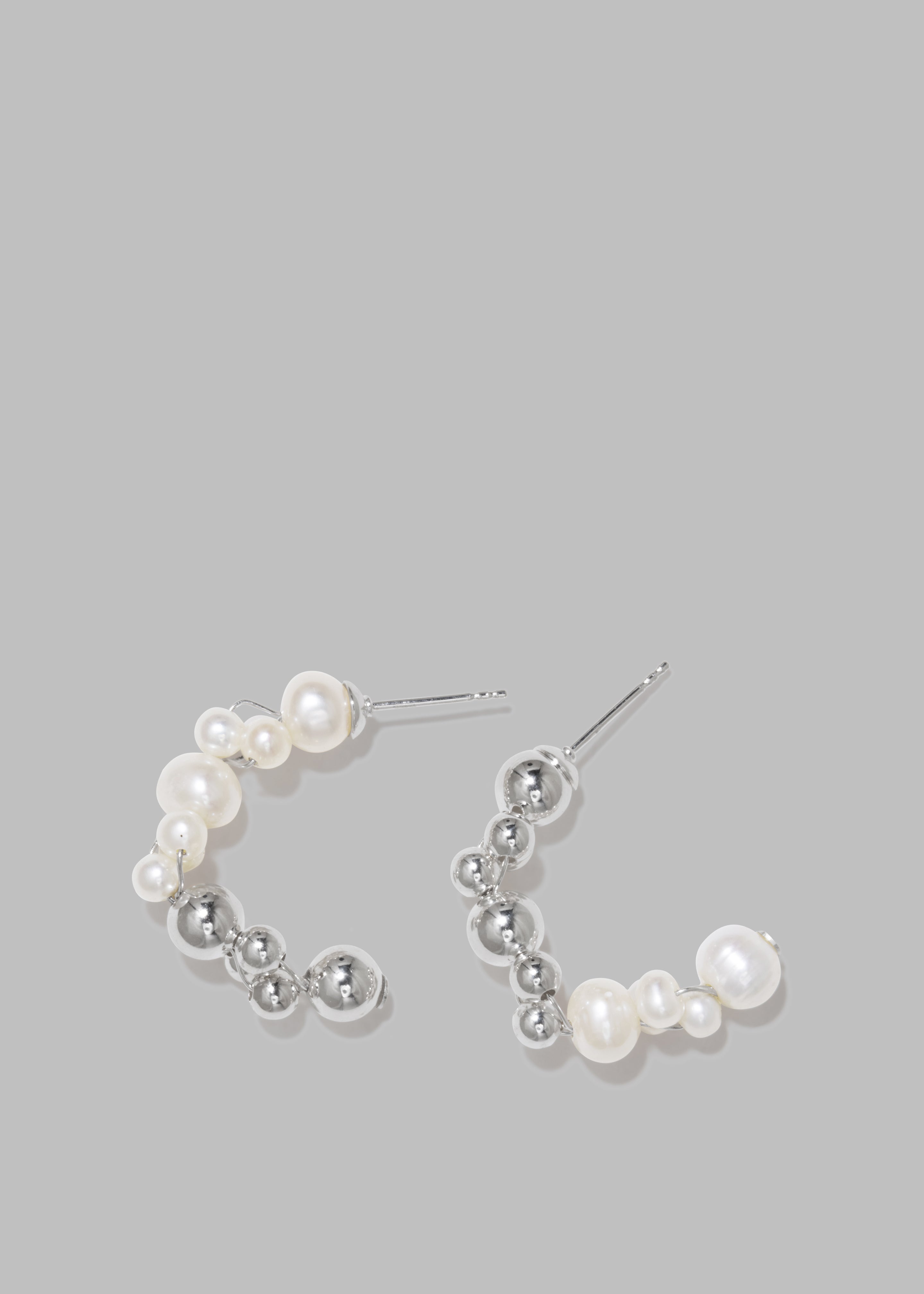 Completedworks Every Cloud Has A Silver Lining Earrings - Pearl/Sterling Silver - 3