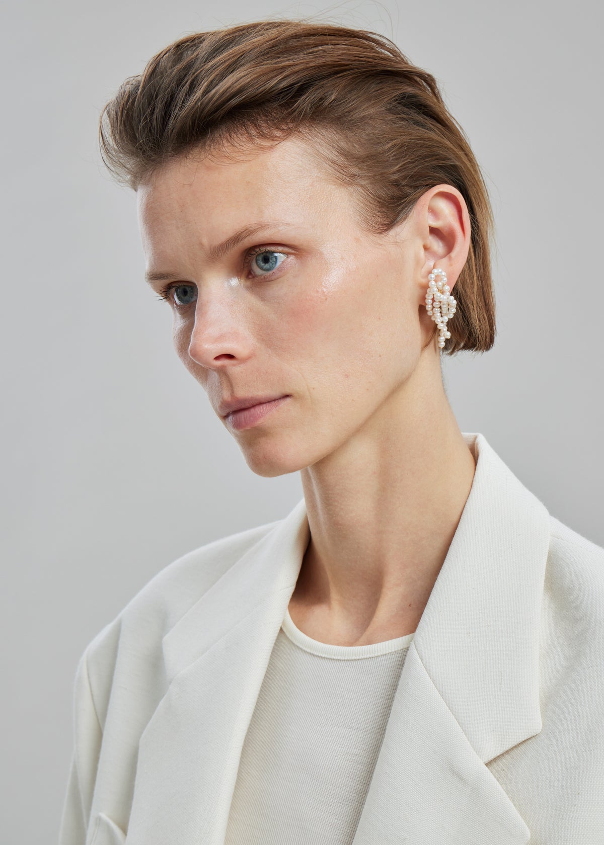 Completedworks The Break Between The Clouds Earrings - White - 6