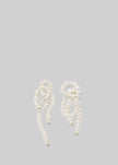 Completedworks The Break Between The Clouds Earrings - White