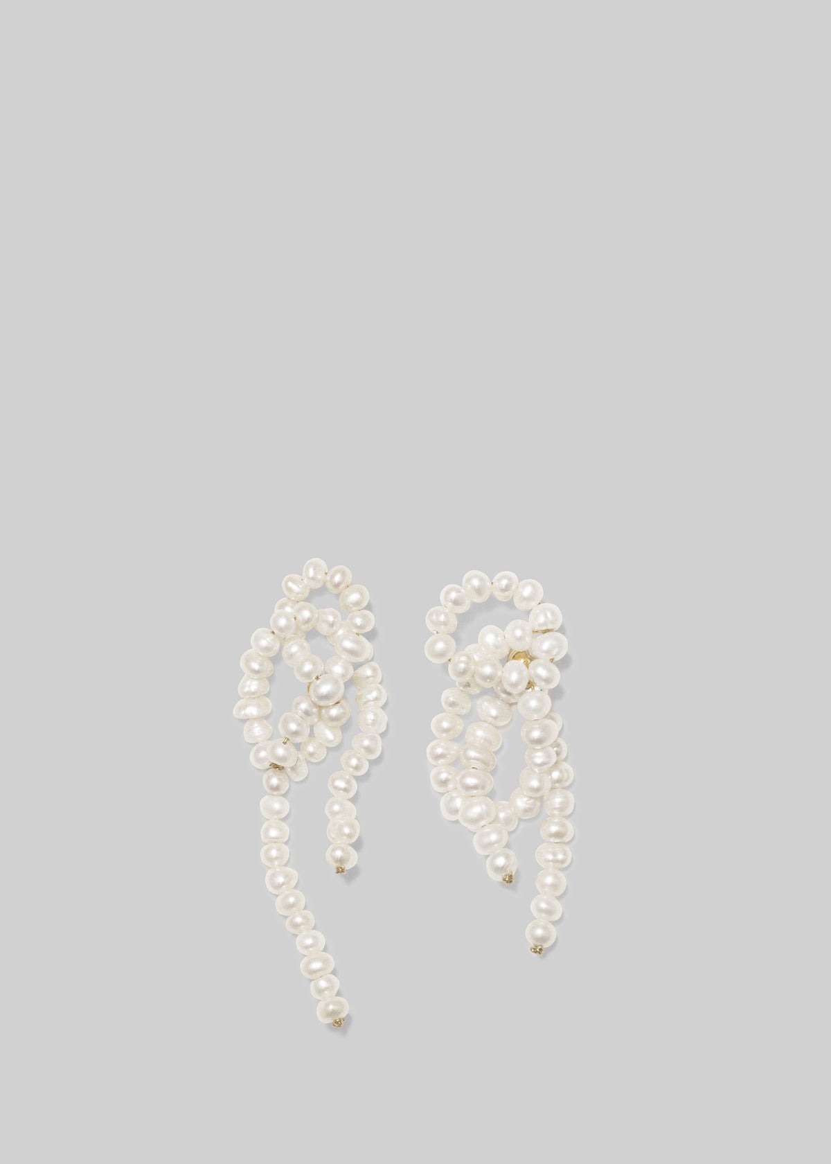 Completedworks The Break Between The Clouds Earrings - White - 1