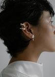 Completedworks Chasing Shadows III Ear Cuff - Pearl/Zirconia/Gold Vermeil