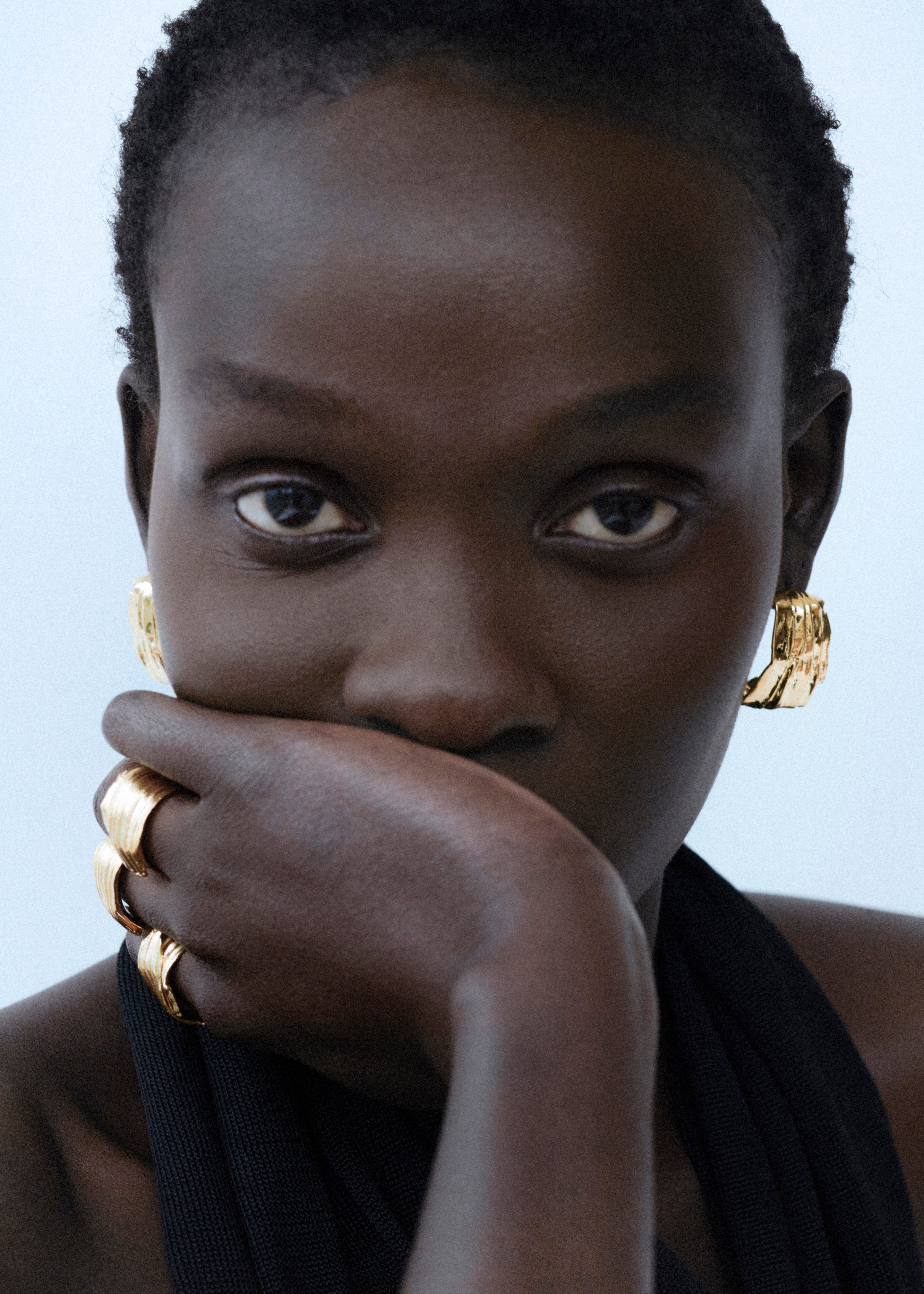 Completedworks Pleated Earrings - Gold - 2