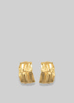 Completedworks Pleated Earrings - Gold