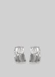 Completedworks Pleated Earrings - Silver