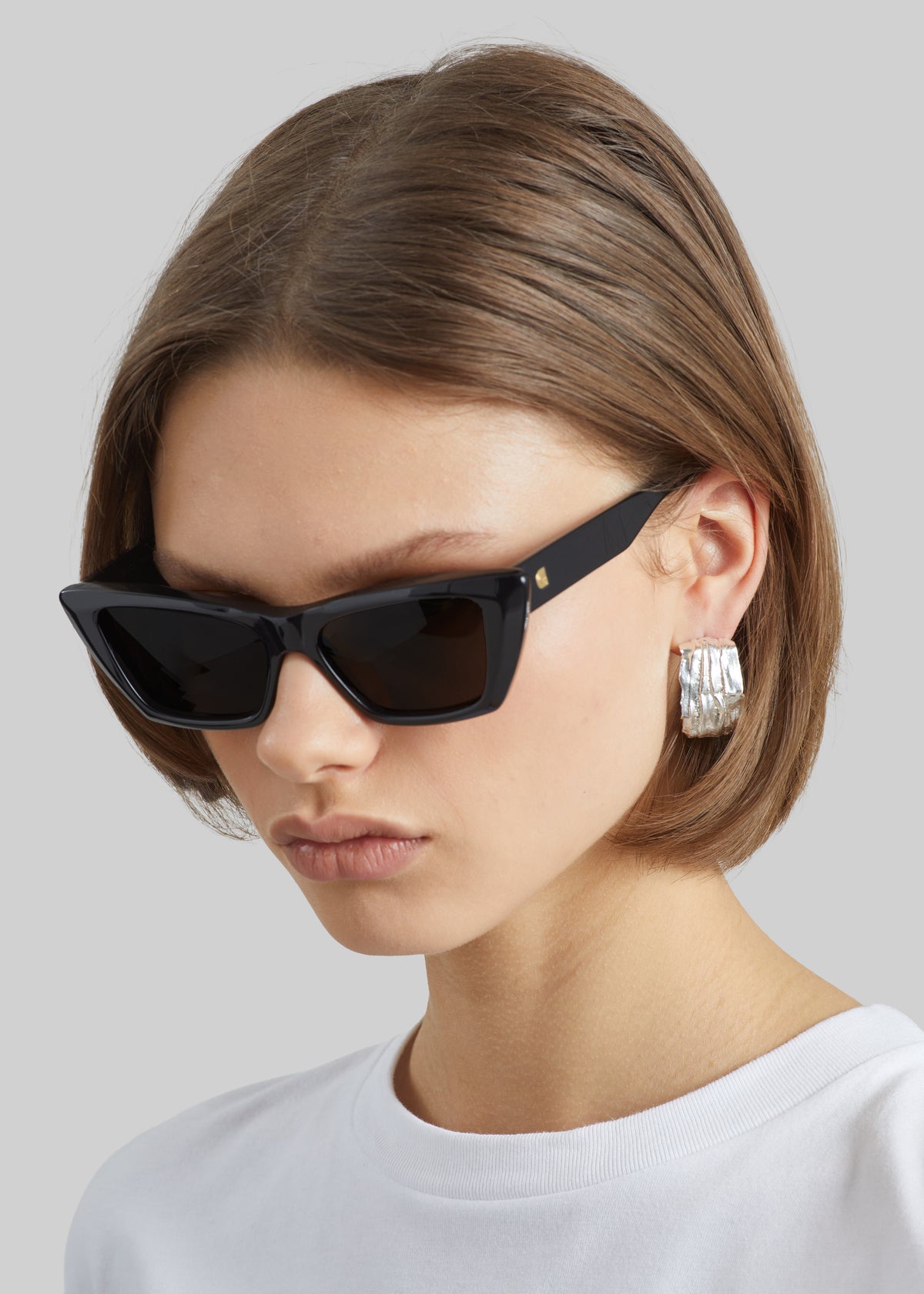Completedworks Pleated Earrings - Silver - 2