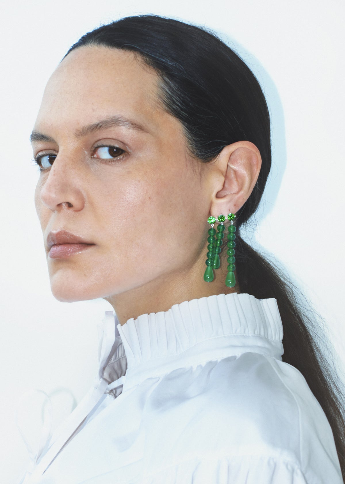 Completedworks Weeping Willow Earrings - Green
