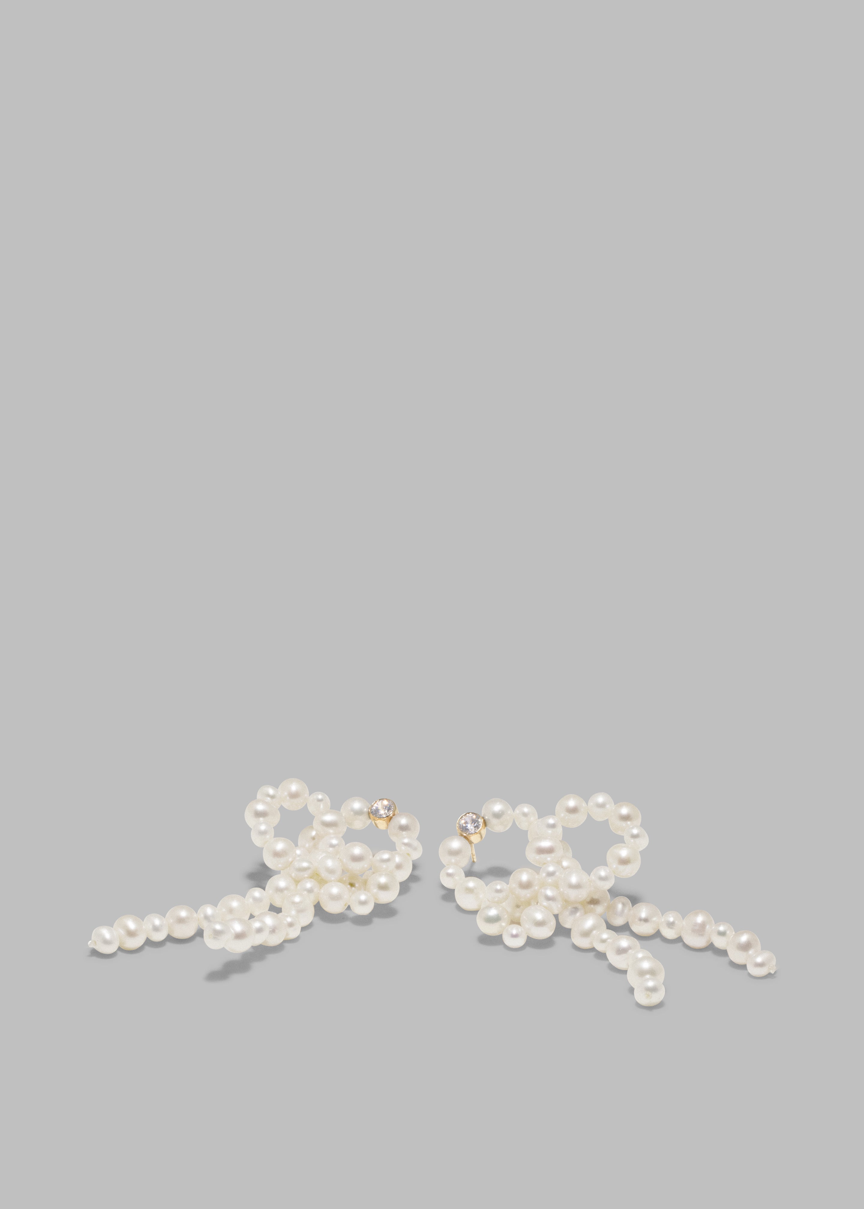 Completedworks Loop-The-Loop Earrings - Pearl/Gold Vermeil - 4