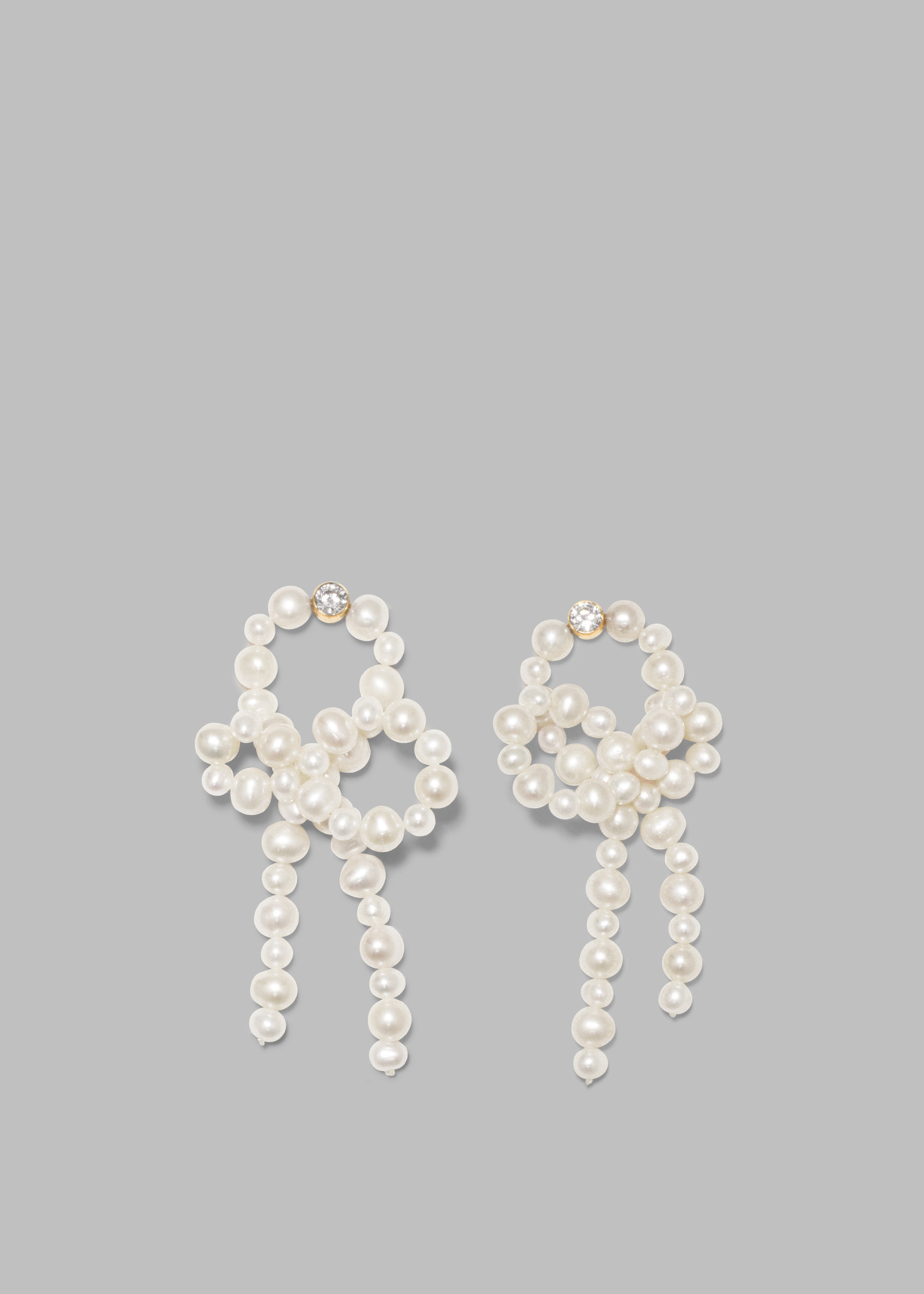 Completedworks Loop-The-Loop Earrings - Pearl/Gold Vermeil - 2