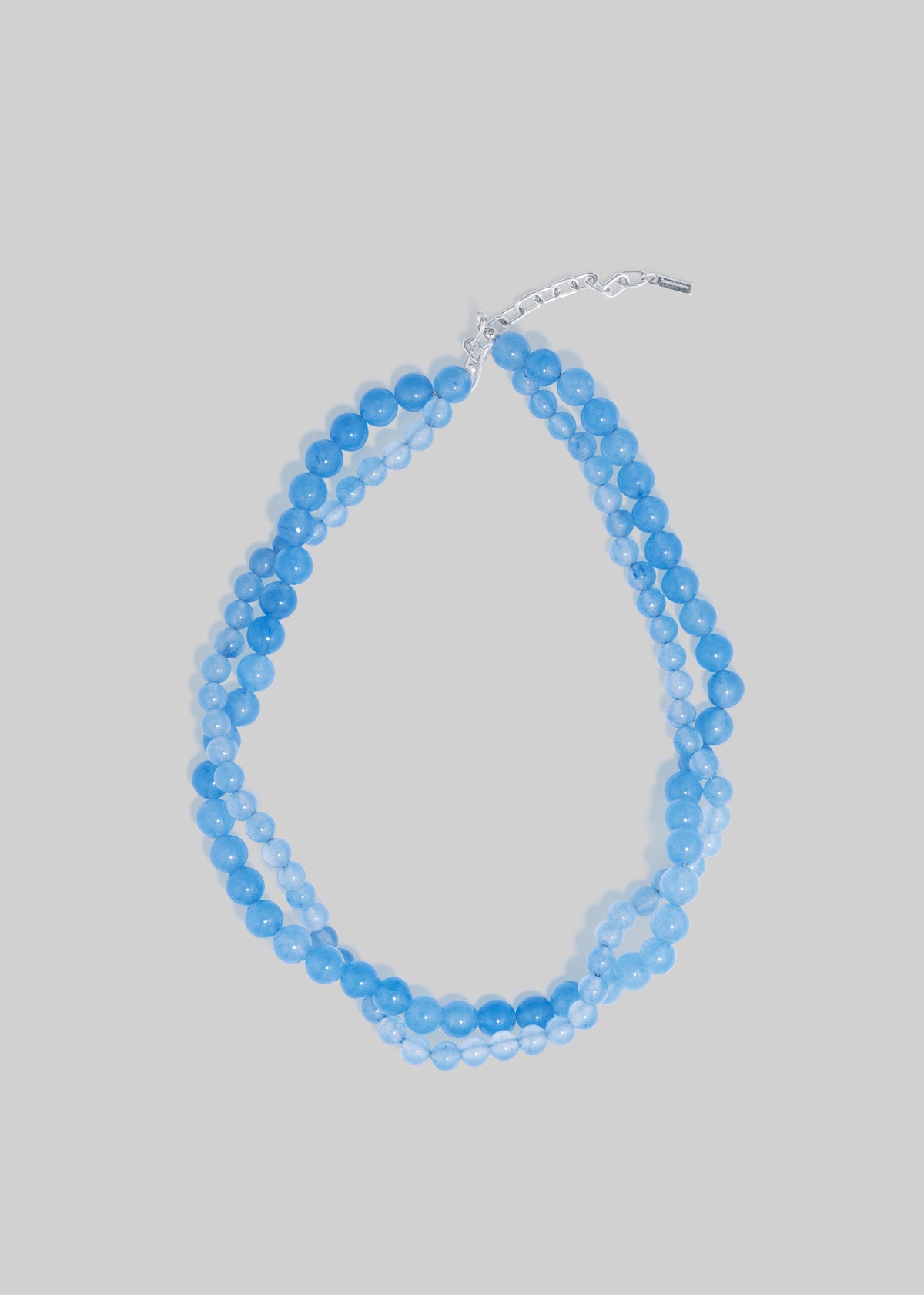 Completedworks Floe Lace Agate Bead Necklace - Blue - 1