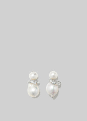 Completedworks Woah! Did Life Just Give Me a Lemon Earrings - White/Silver