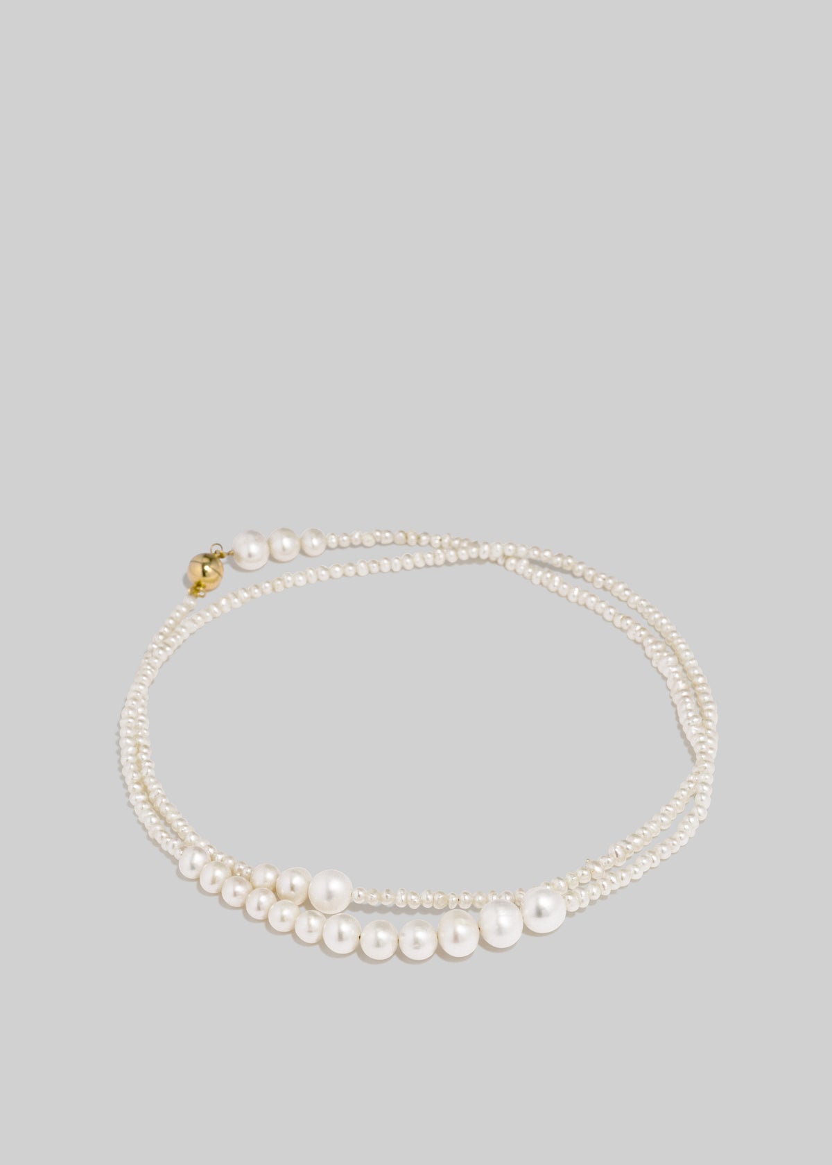 Completedworks Couplet Necklace - Pearl/Gold - 3