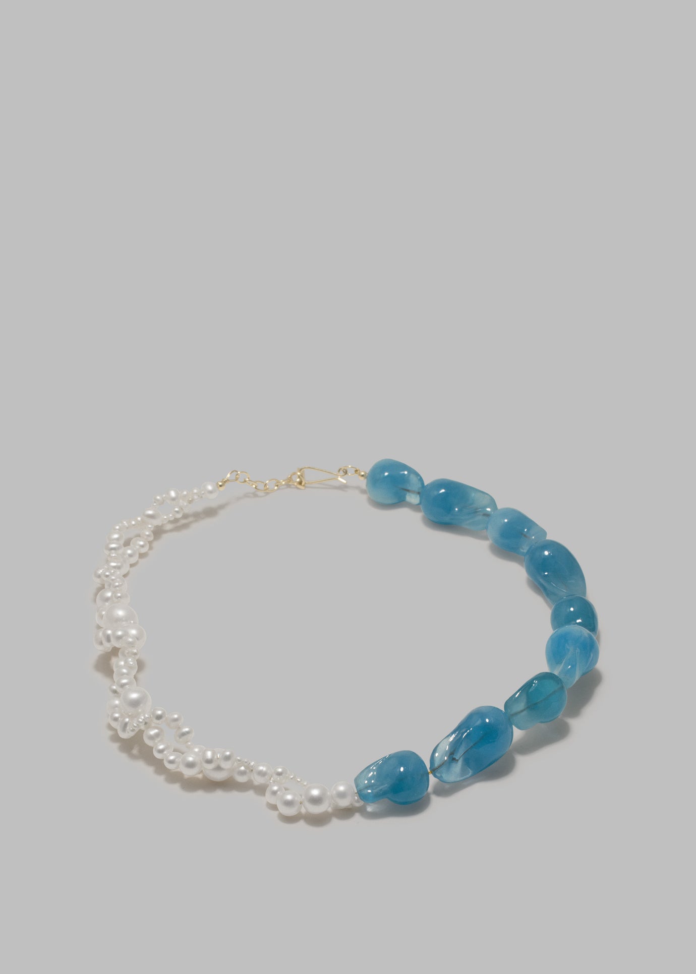 Completedworks Parade of Possibilities II Necklace - Pearl/Blue