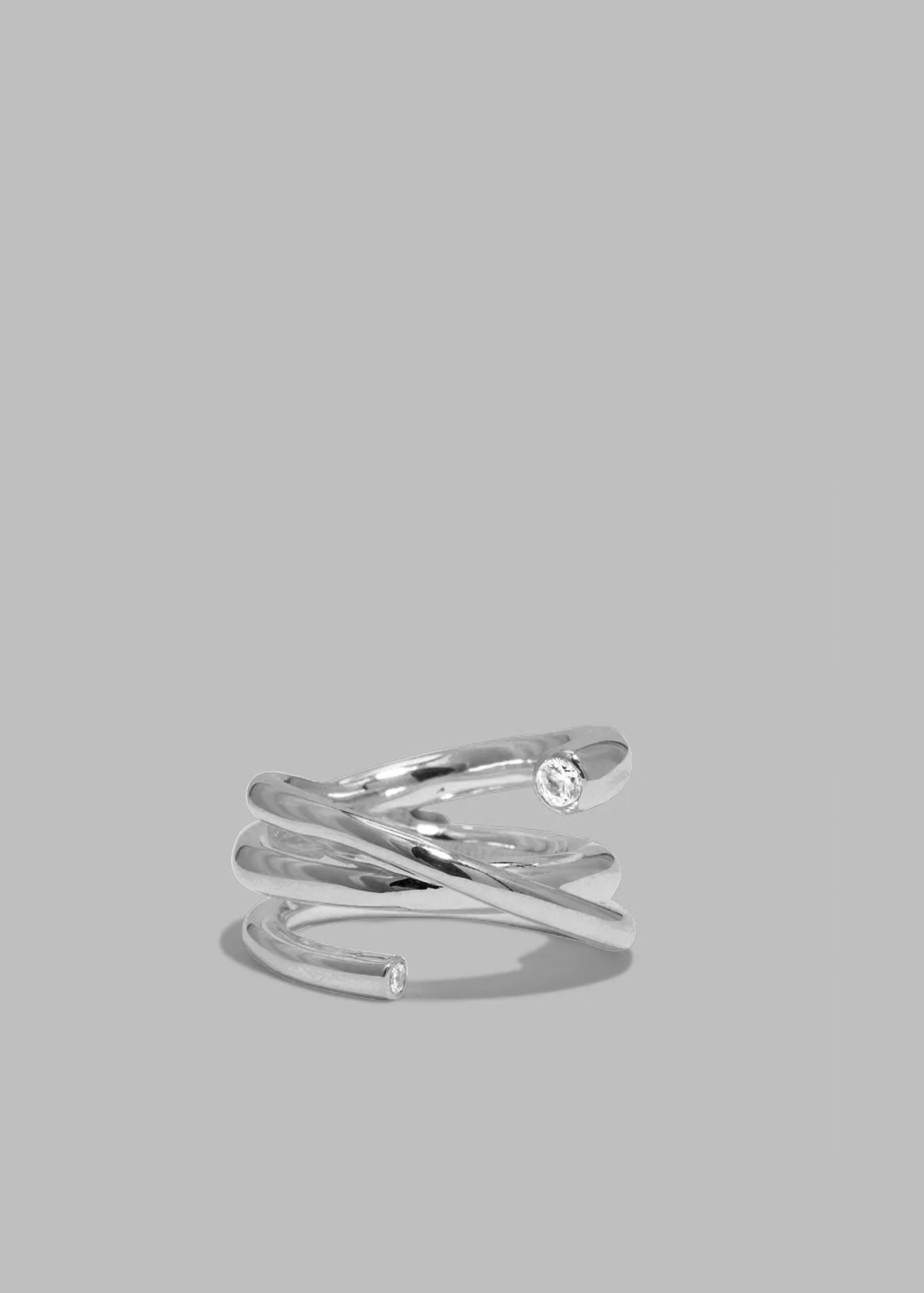 Completedworks Zirconia Ring - Silver - 5