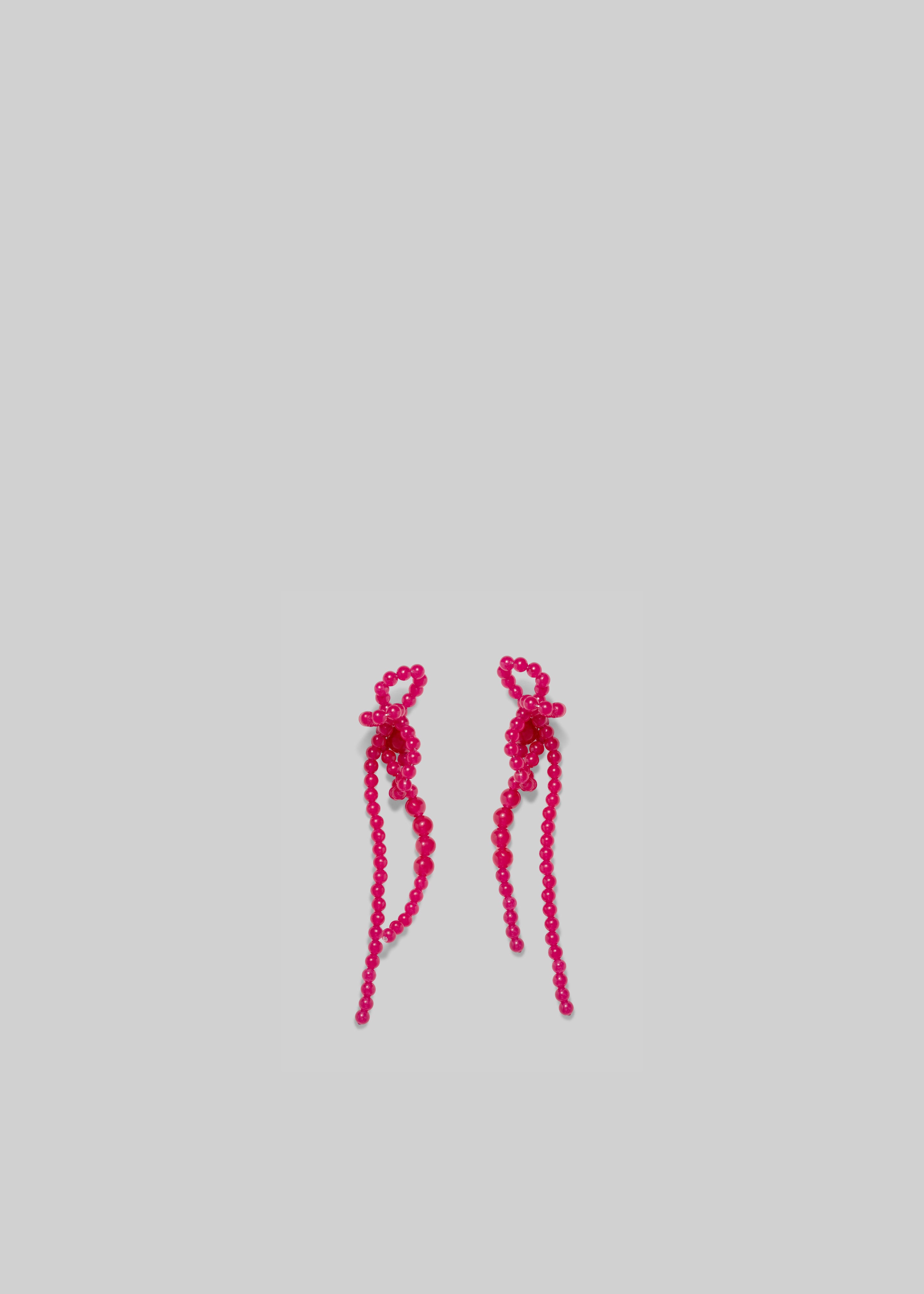 Completedworks Chalcedony Beaded Drop Earrings - Pink - 2