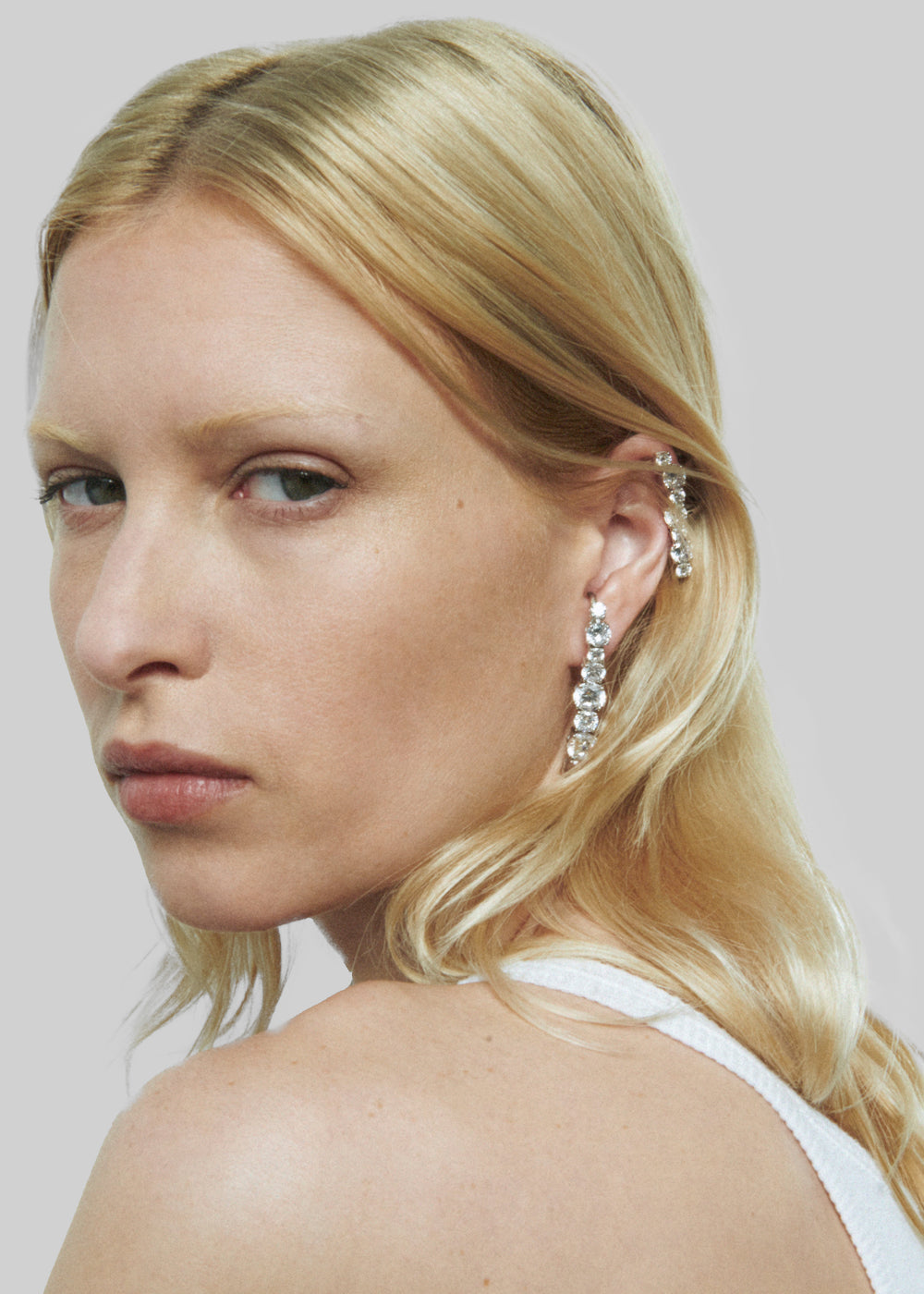 Completedworks Inflection Ear Climbers - Silver - 1