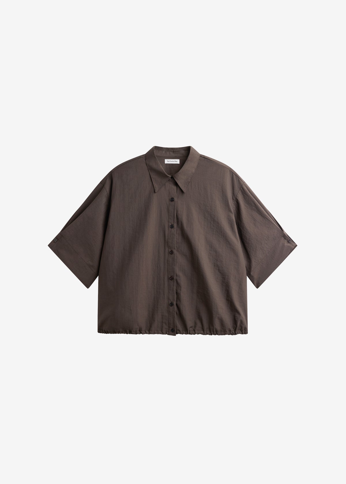 Comporta Drawstring Shirt - Brown - 9