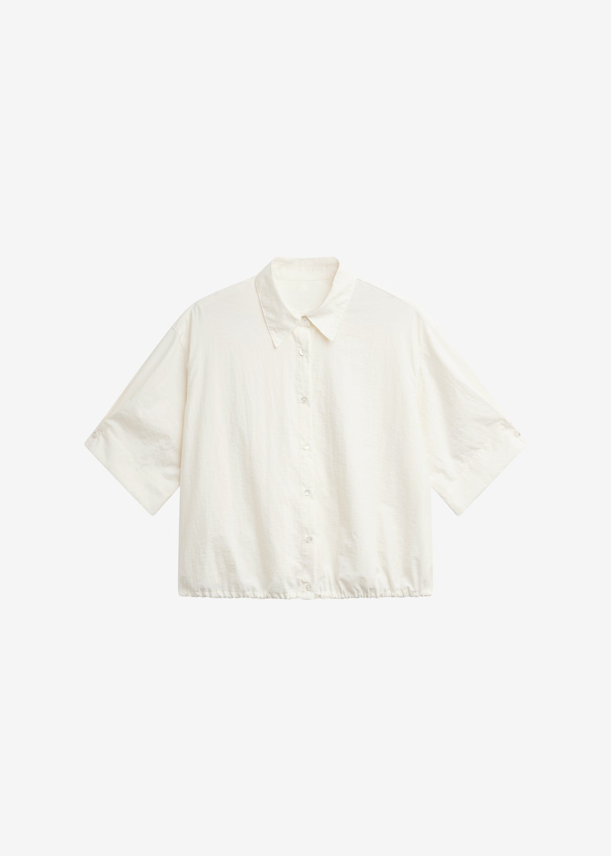 Comporta Drawstring Shirt - Cream - 9