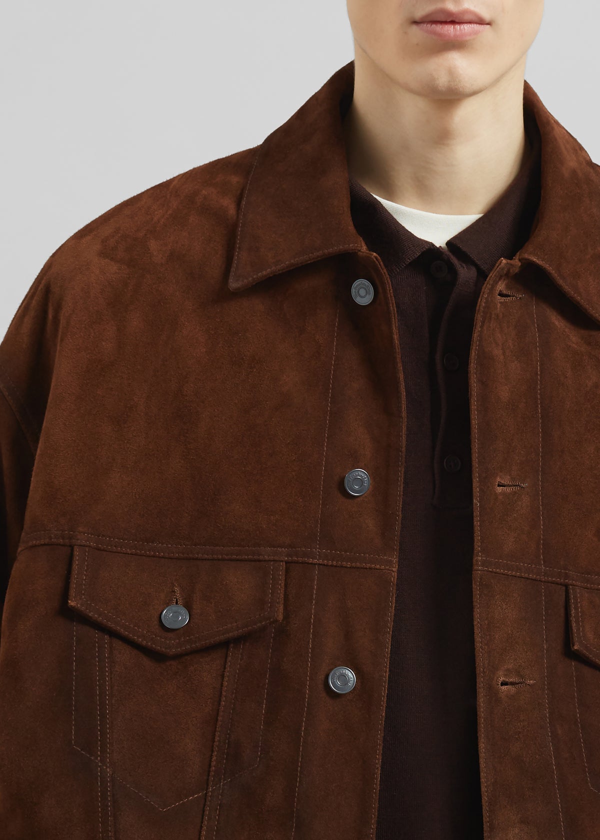 Conan Suede Jacket - Brown - 9