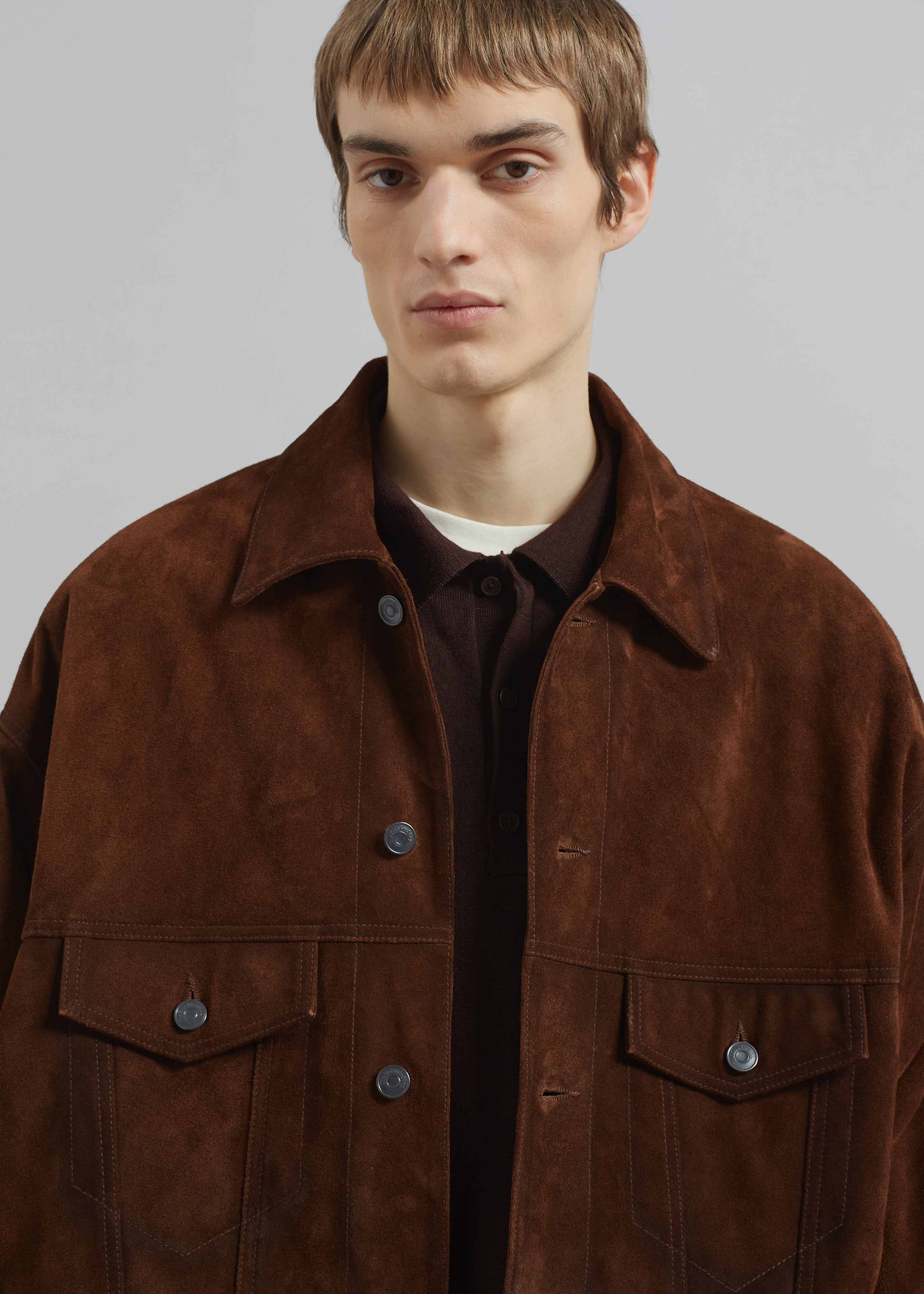Conan Suede Jacket - Brown – The Frankie Shop