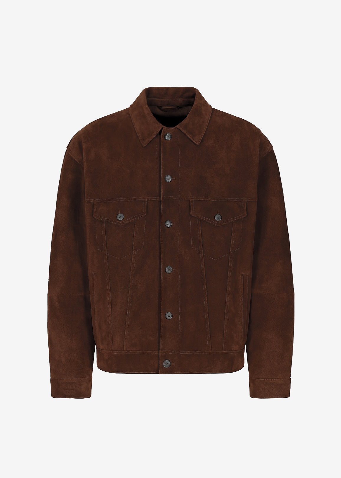 Conan Suede Jacket - Brown - 11