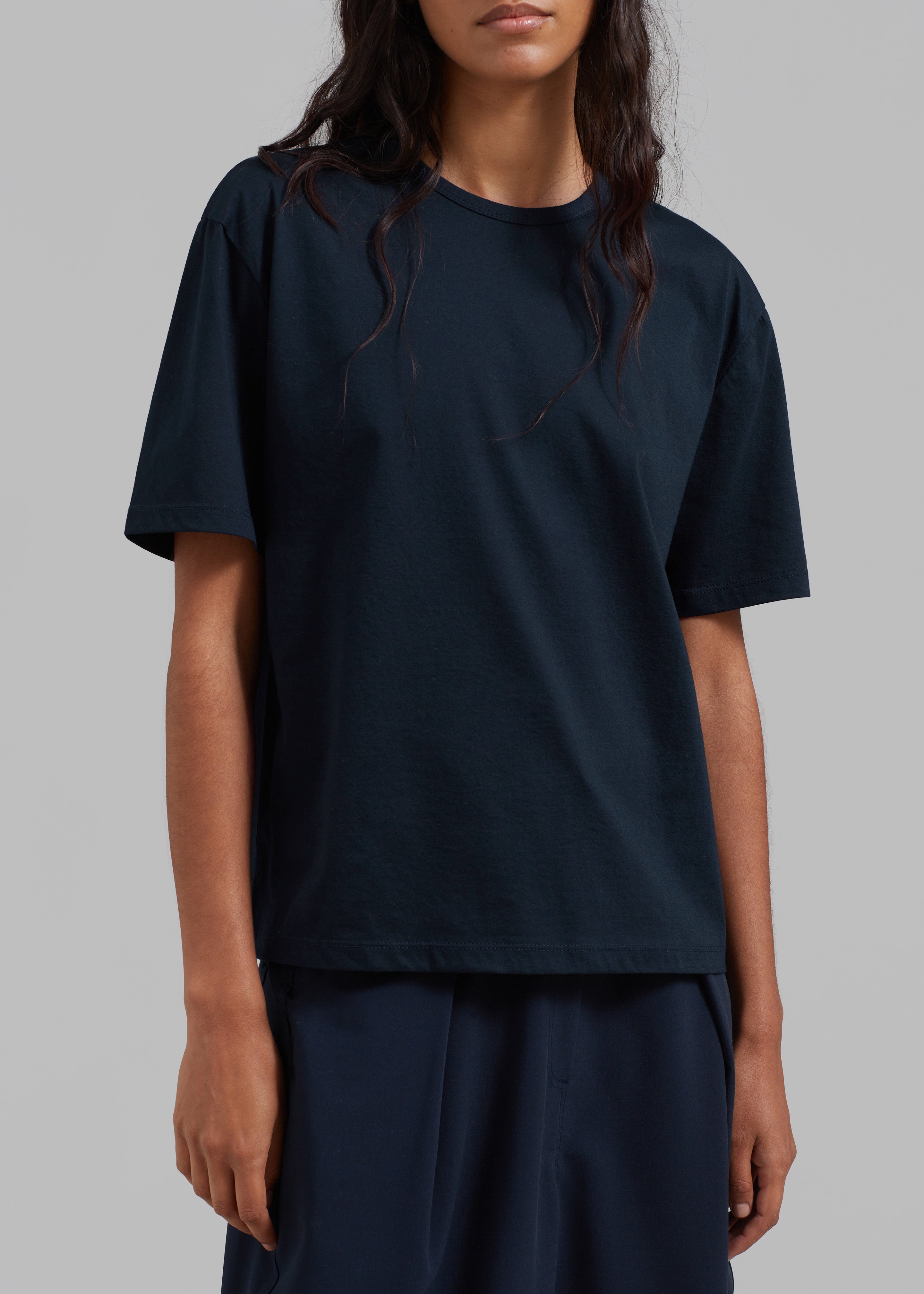 Connell Boxy Tee - Navy - 6