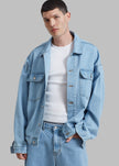 Connor Oversized Denim Jacket - Worn Wash