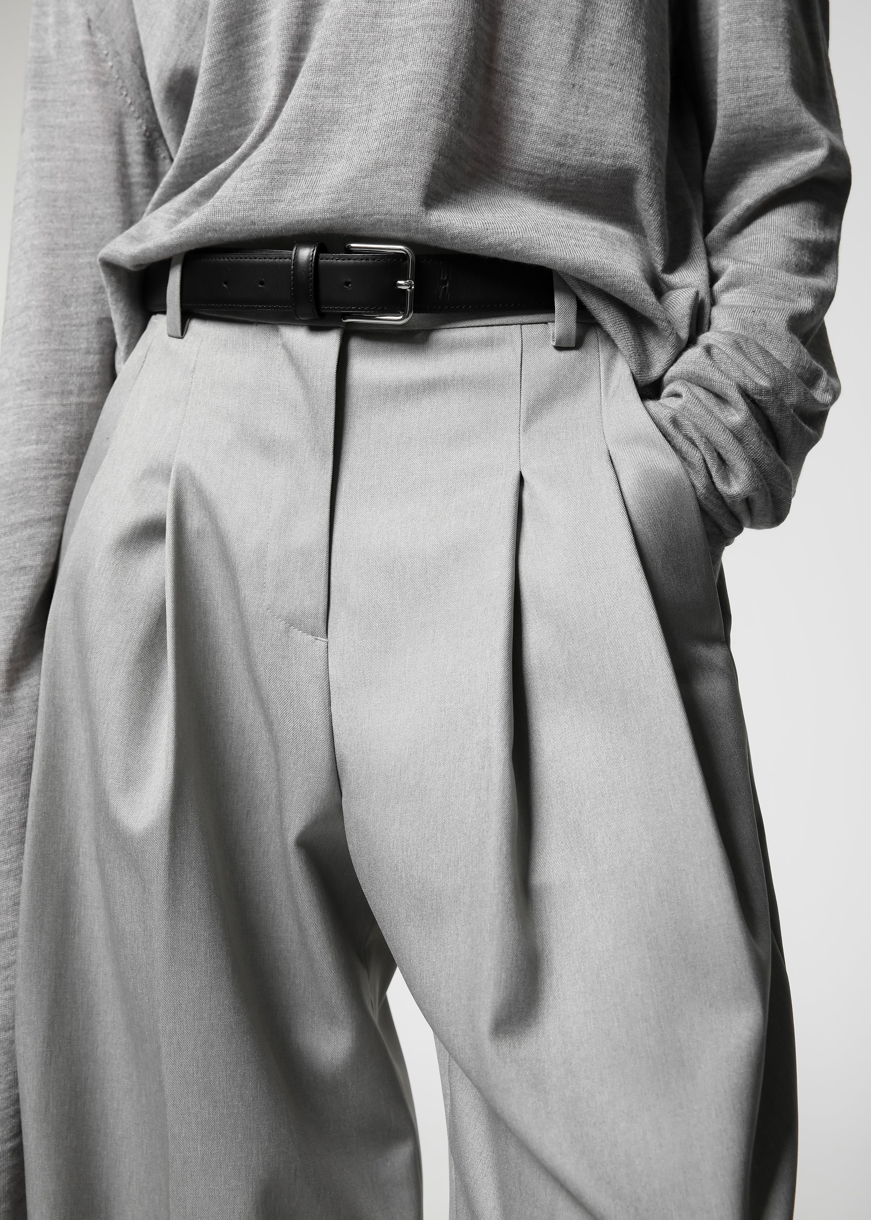Cooper Pintuck Trousers - Grey - 2