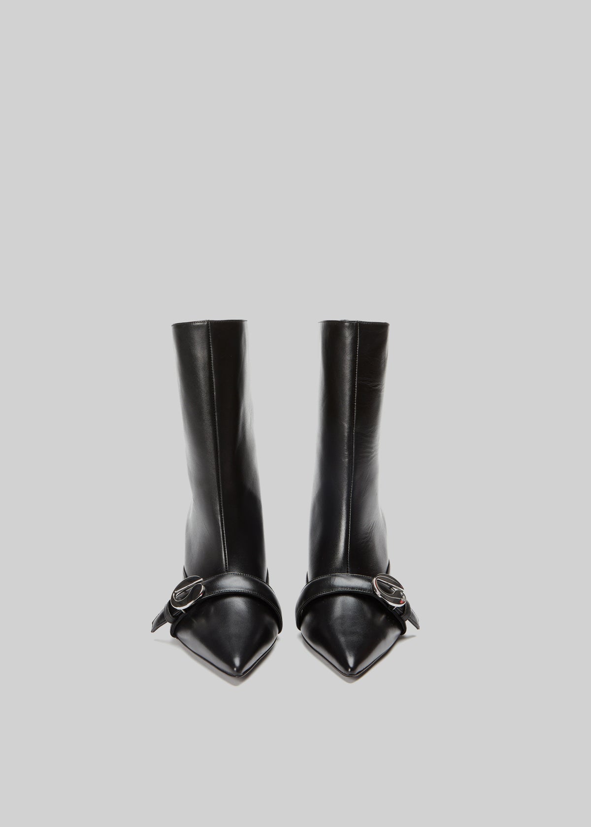 Coperni Ankle Heeled Belt Boots - Black - 5