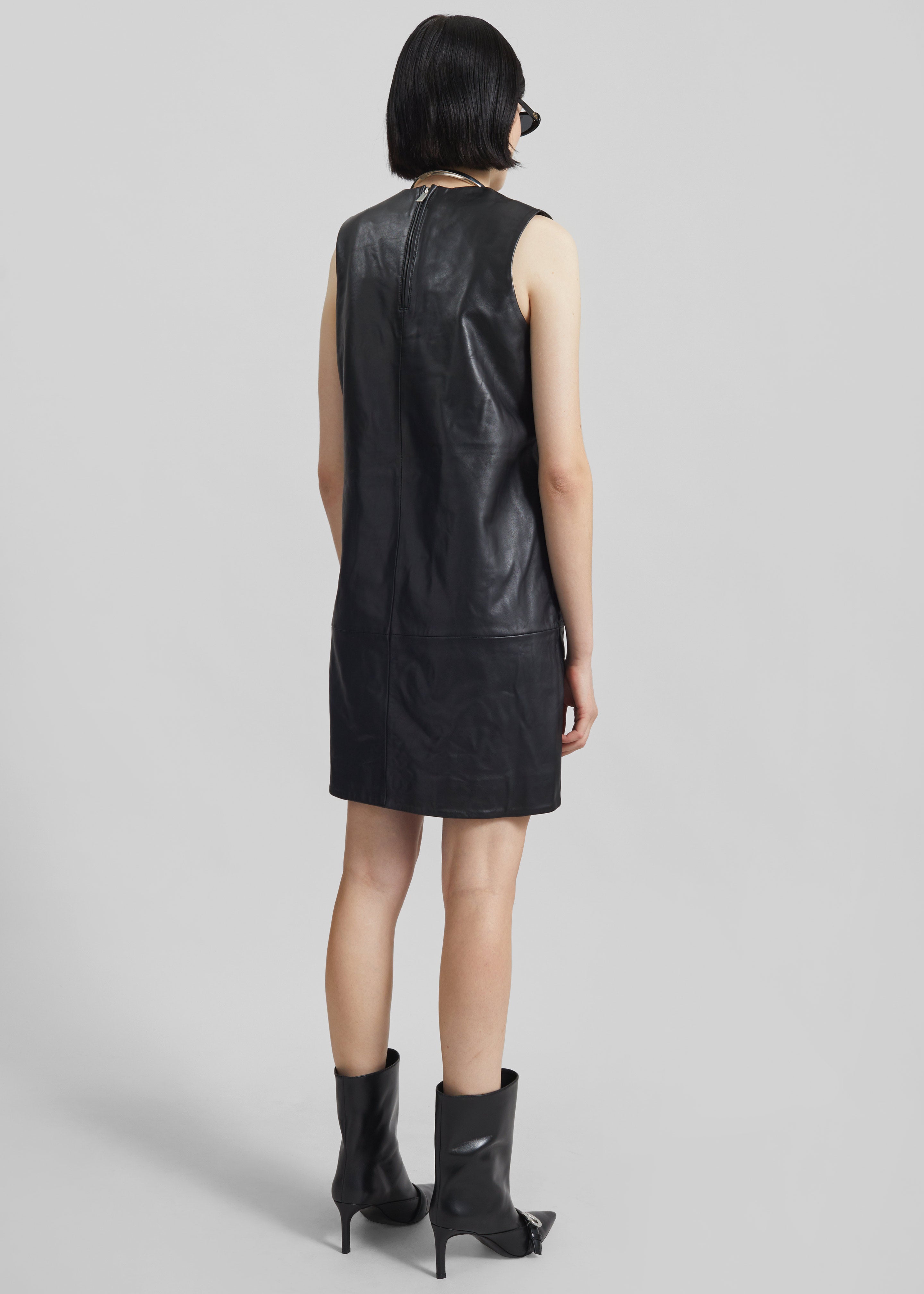 Coperni Ankle Heeled Belt Boots - Black - 9