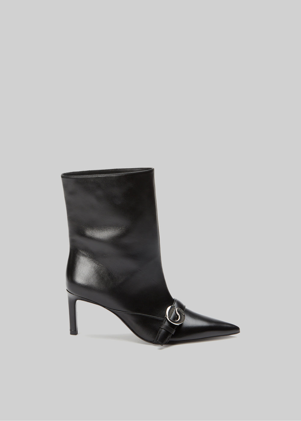 Coperni Ankle Heeled Belt Boots - Black