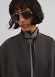 Coperni Aviator Sunglasses - Silver/Black