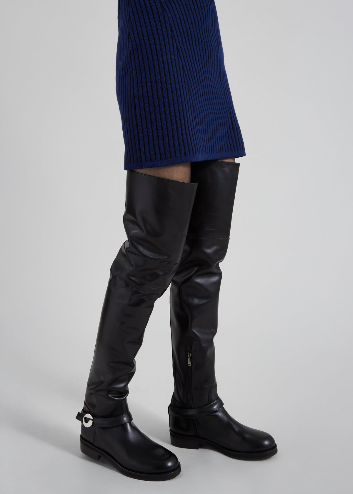 Coperni Belt High Cavalier Boots - Black - 3