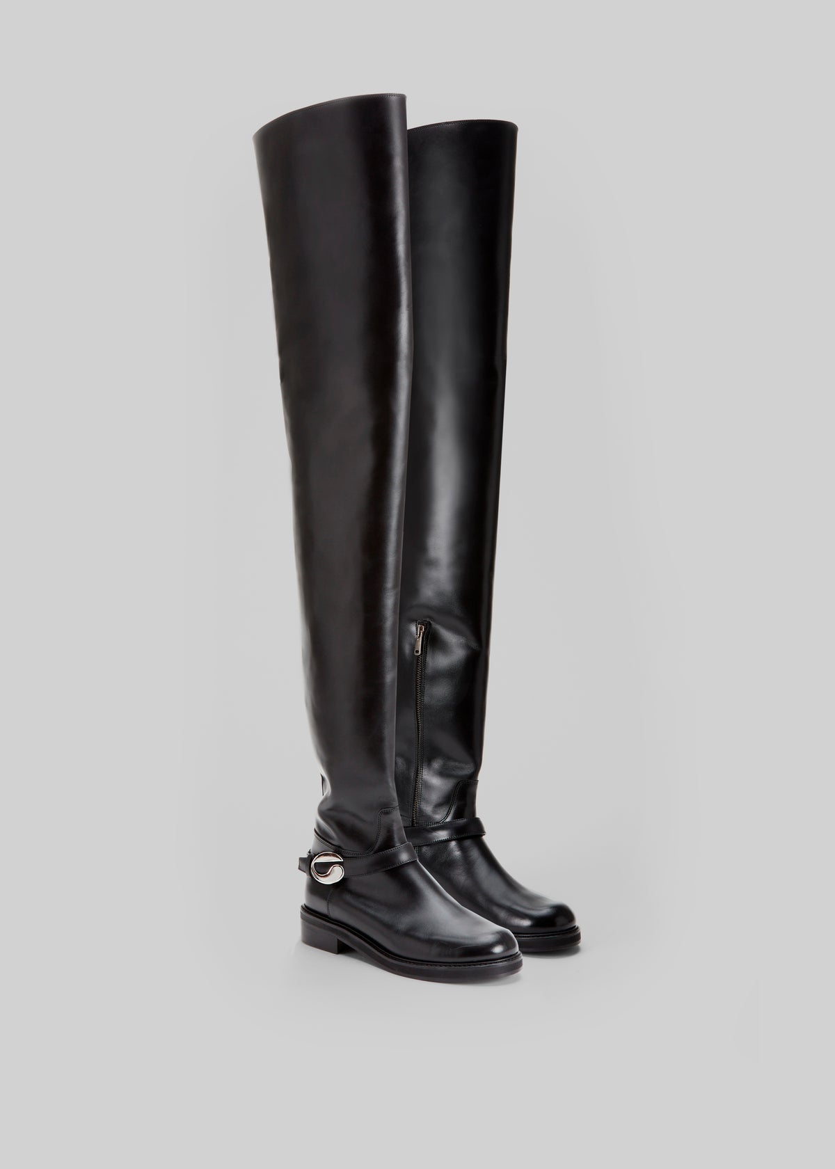 Coperni Belt High Cavalier Boots - Black - 1