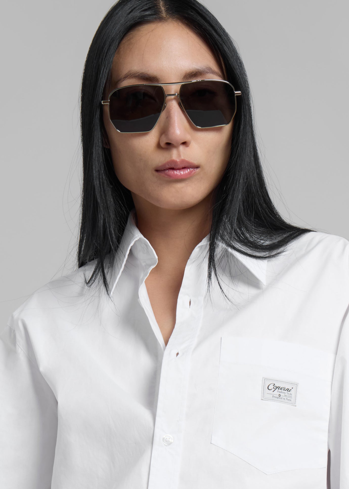 Coperni Body Poplin Shirt - White - 1